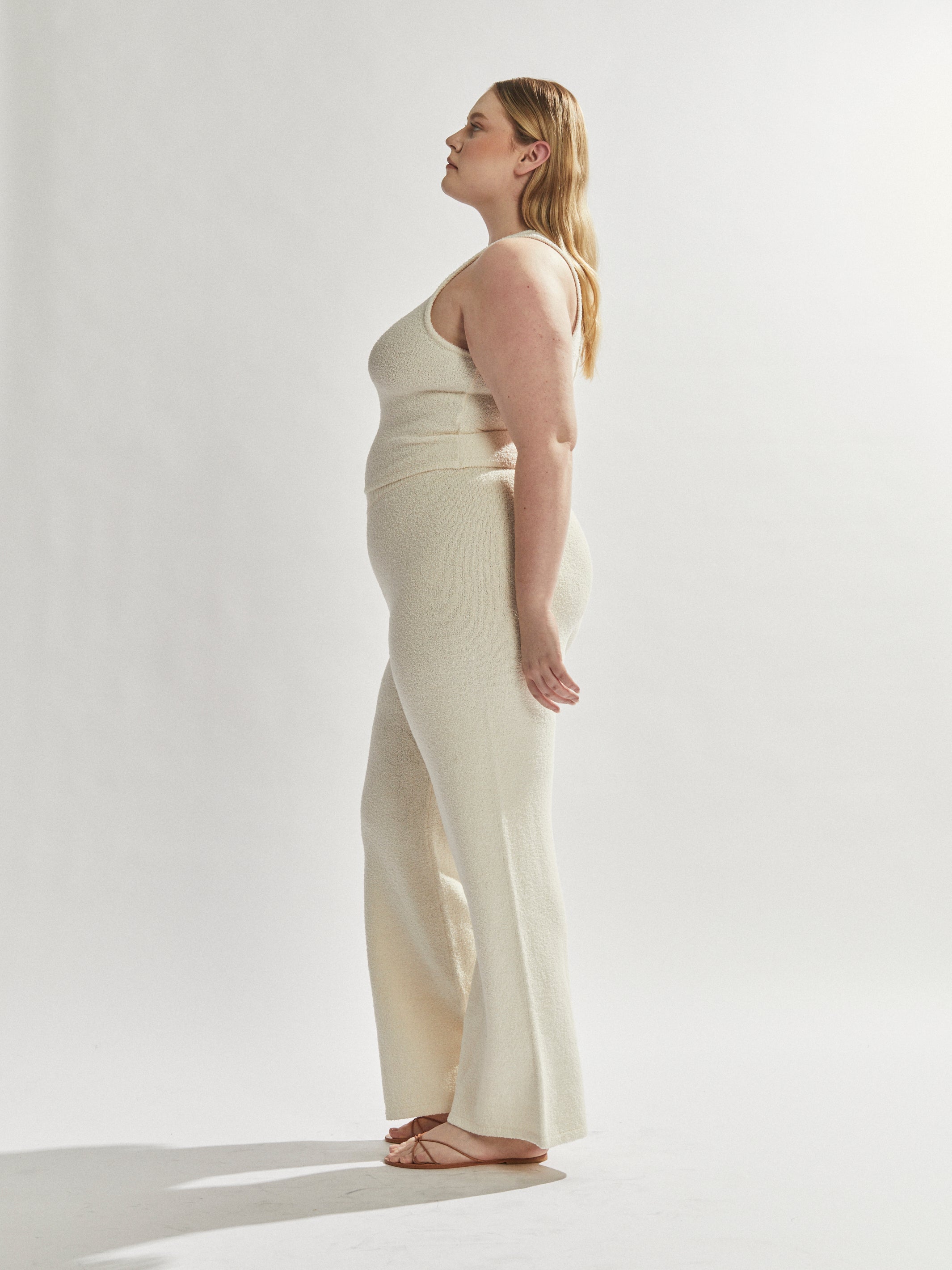 Flynn Knit Pants Eggshell – One Mile The Label Flynn Knit Pants Eggshell – One Mile The Label