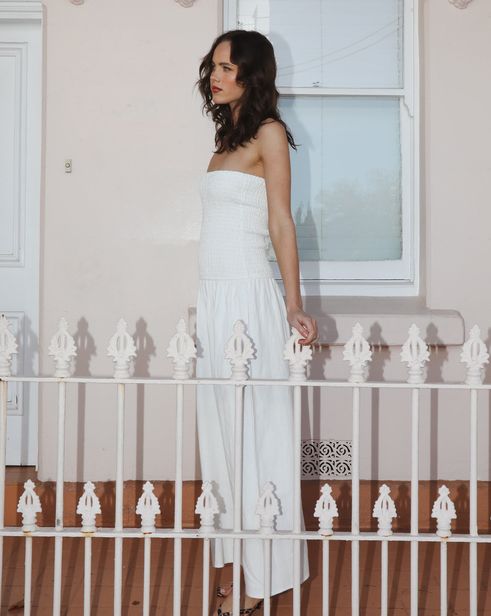 Evie Maxi Dress Off White