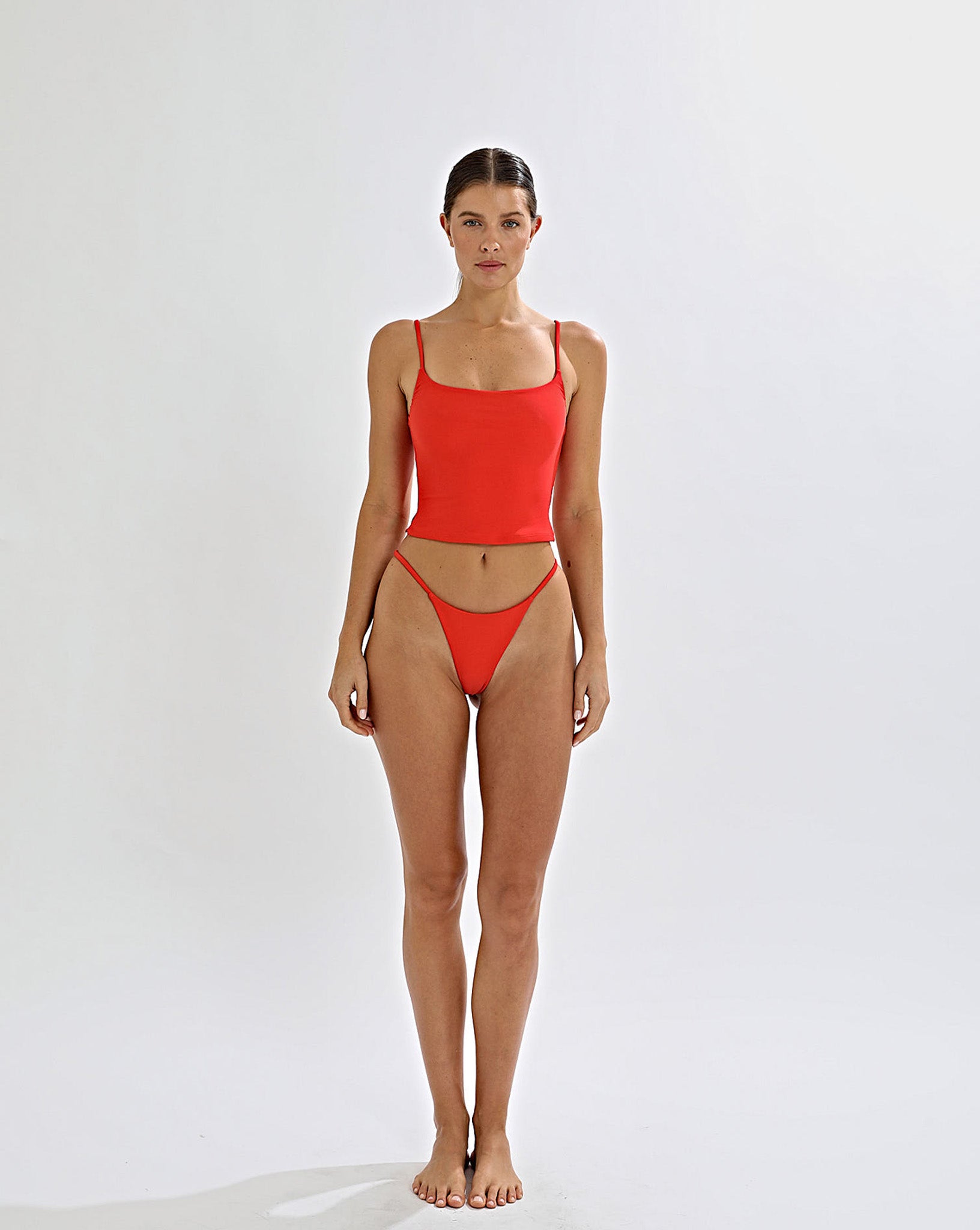 Alani Tankini Top Chilli Red