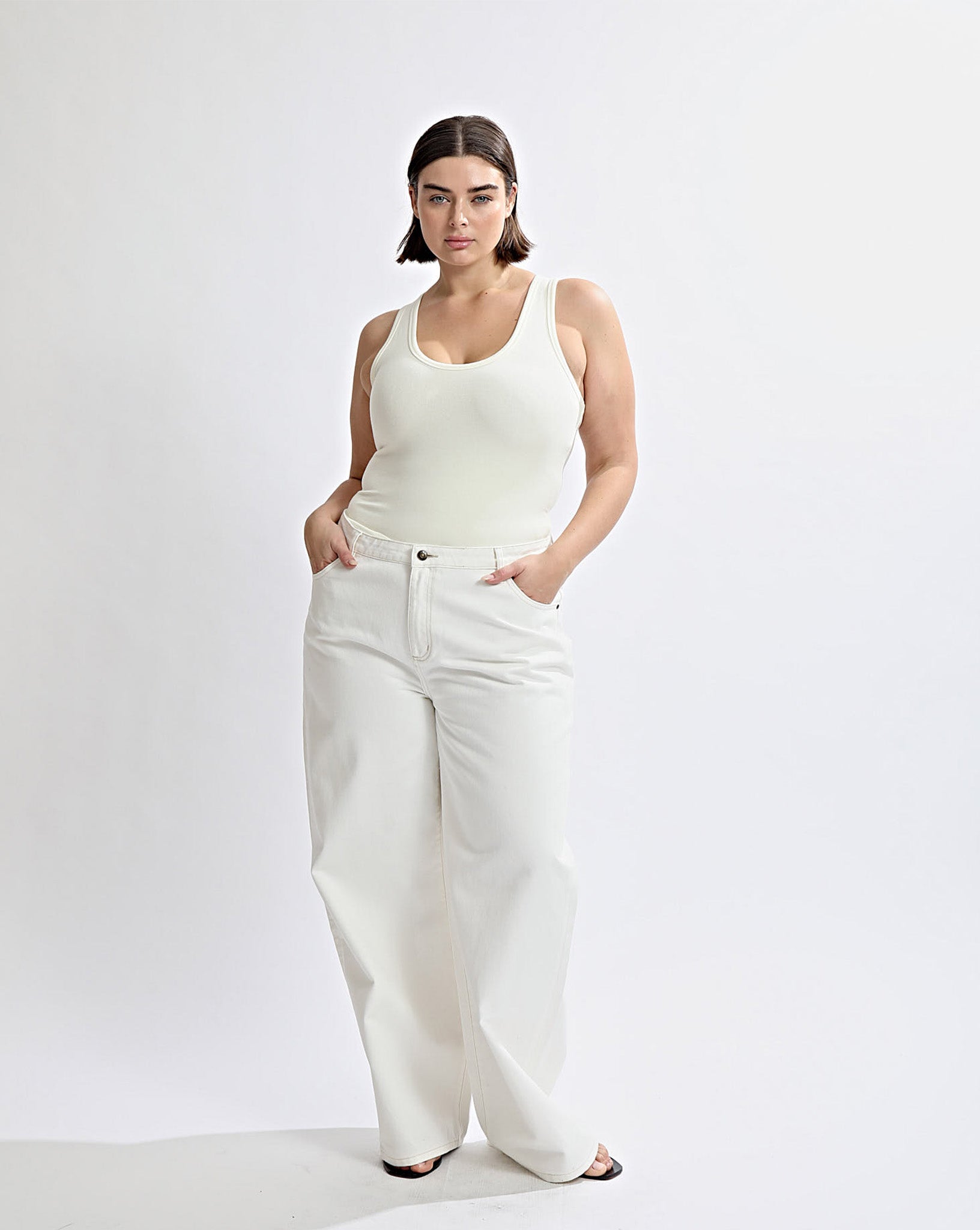 Noah Jeans White Regular/Tall