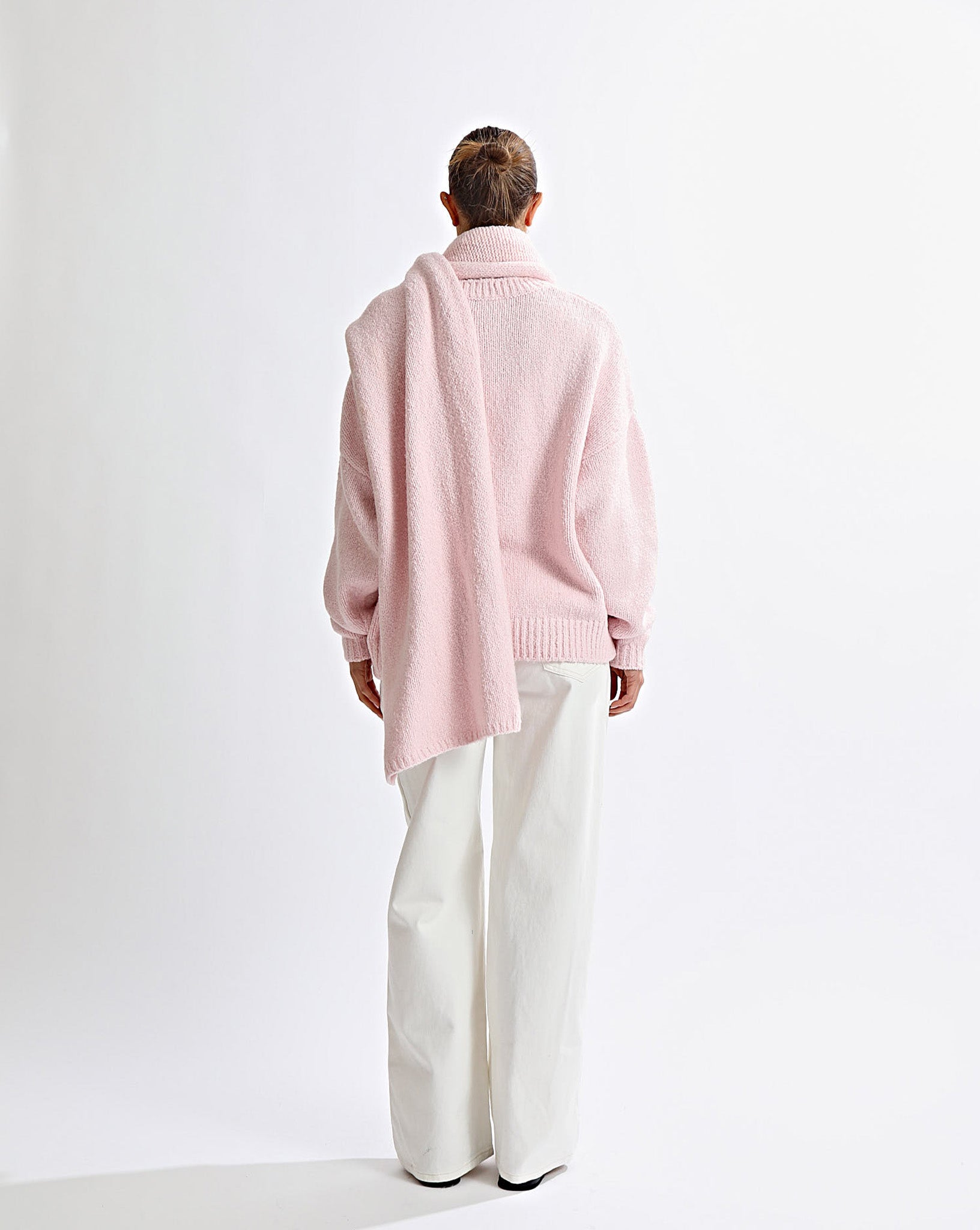 Elliot Knit Scarf Pink