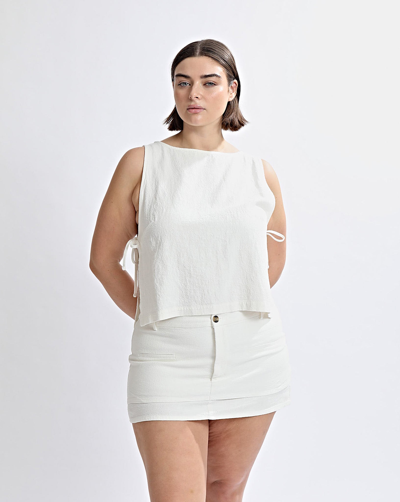 Evie Top Off White