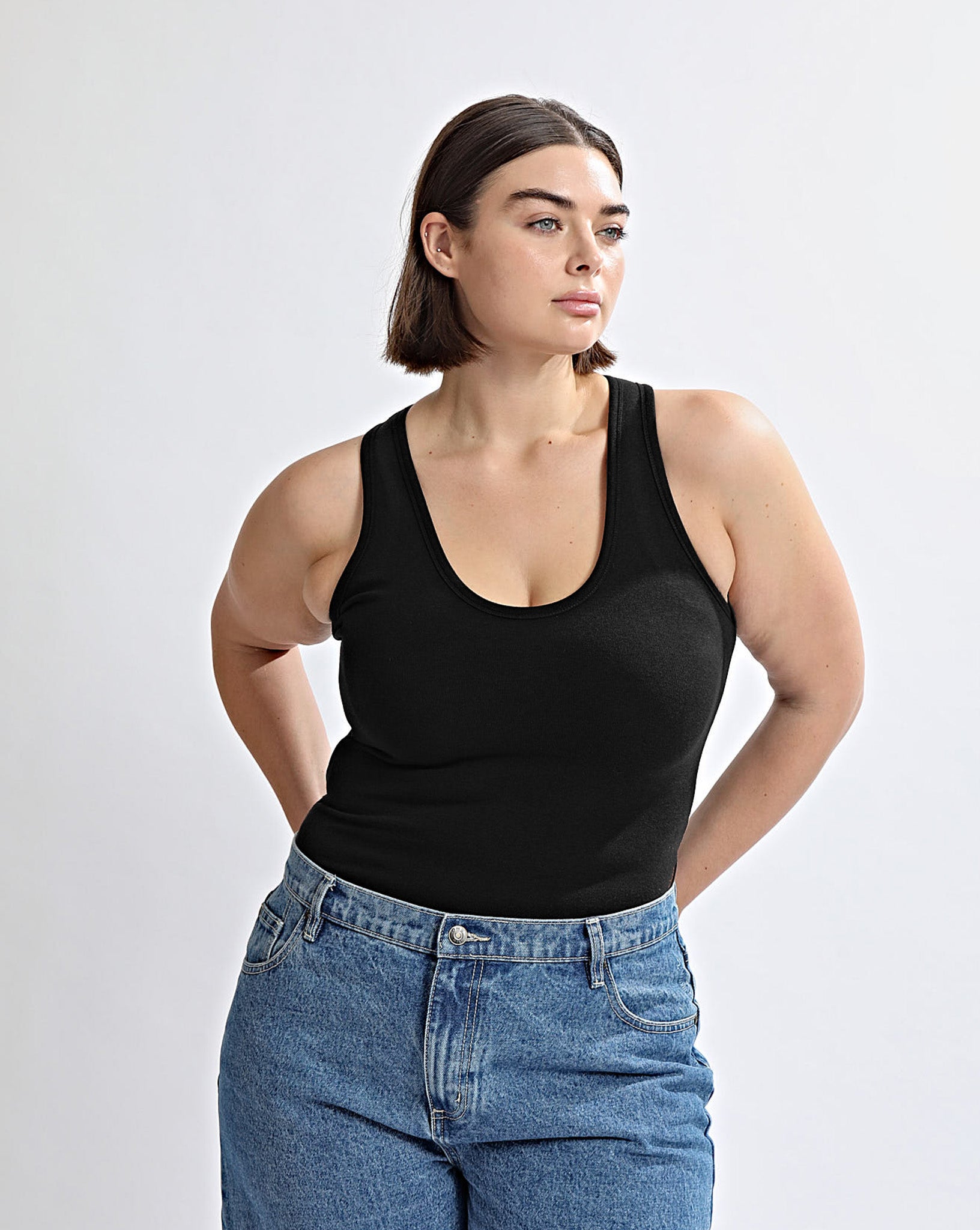 Amelia Tank Black