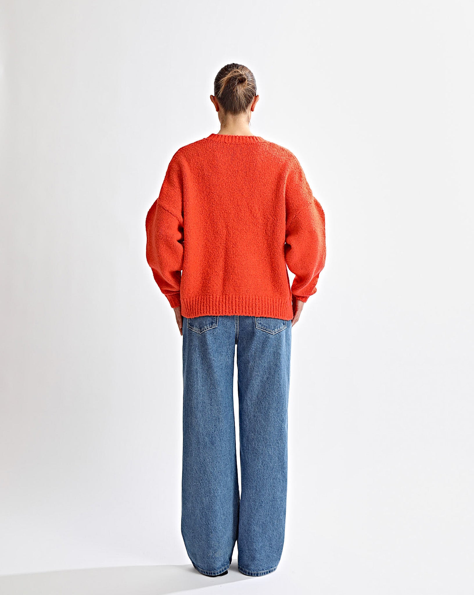 Valentina Knit Jumper Red Marl