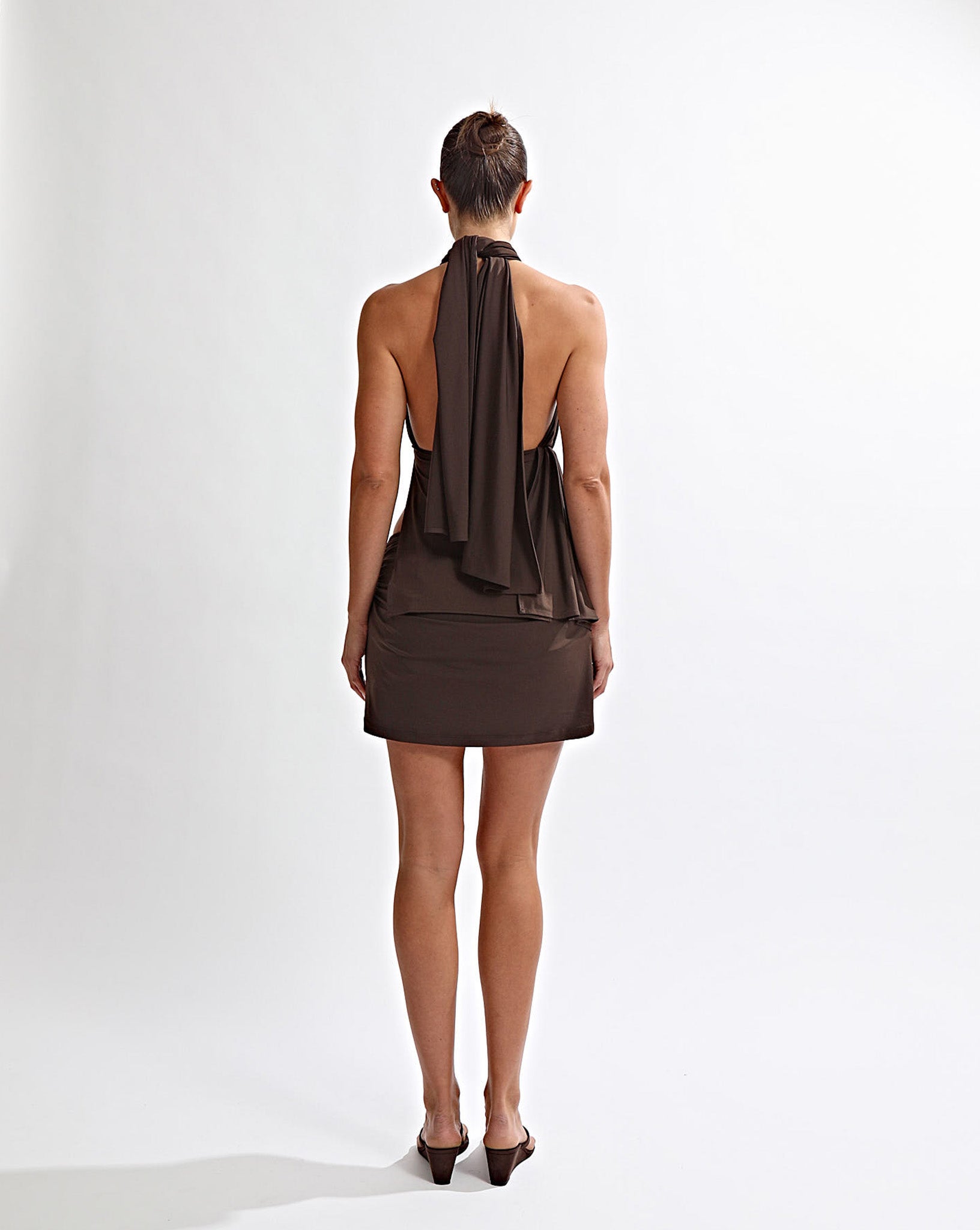 Pamela Mini Skirt Chocolate