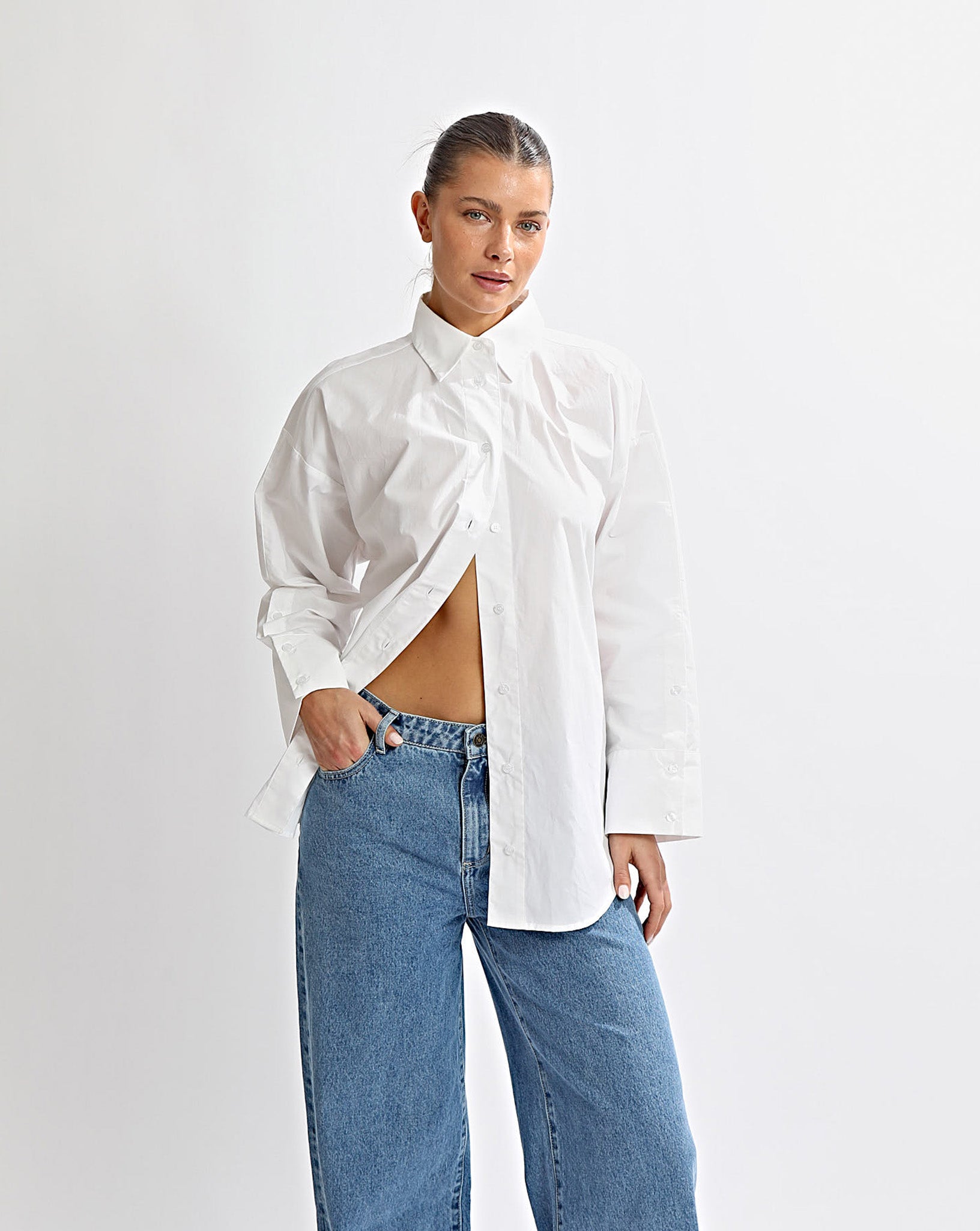 Rowan Shirt White