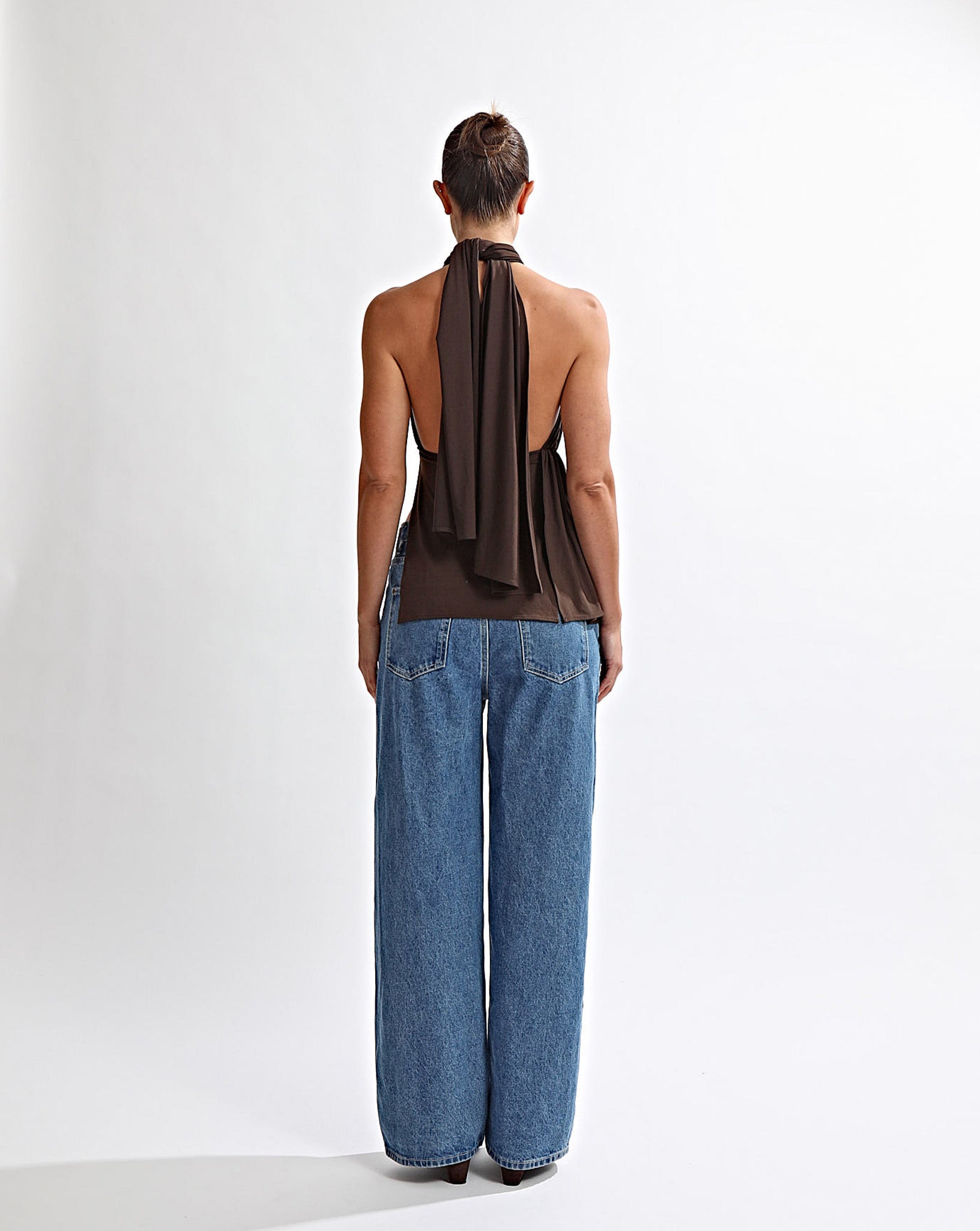 Pamela Wrap Top Chocolate