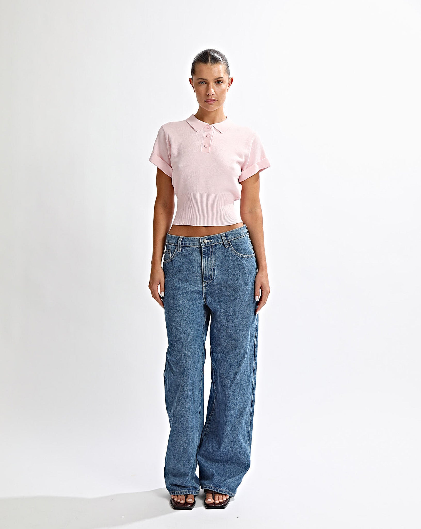 Blaire Knit Top Pink