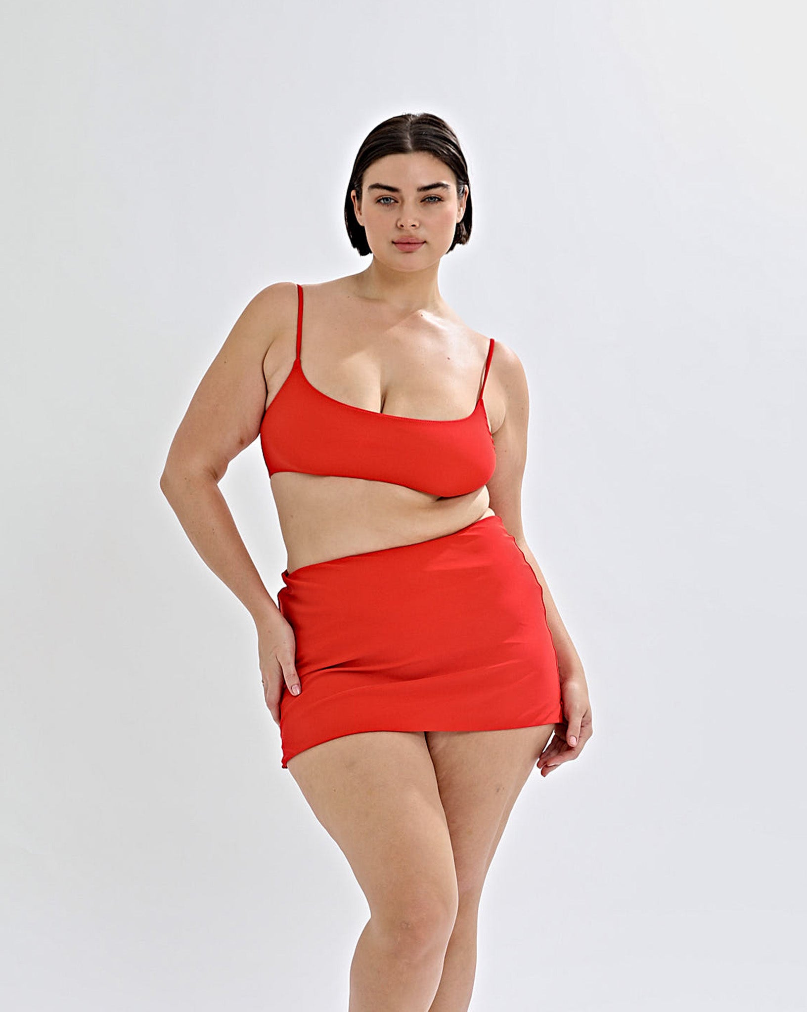 Alani Swim Skirt Chilli Red