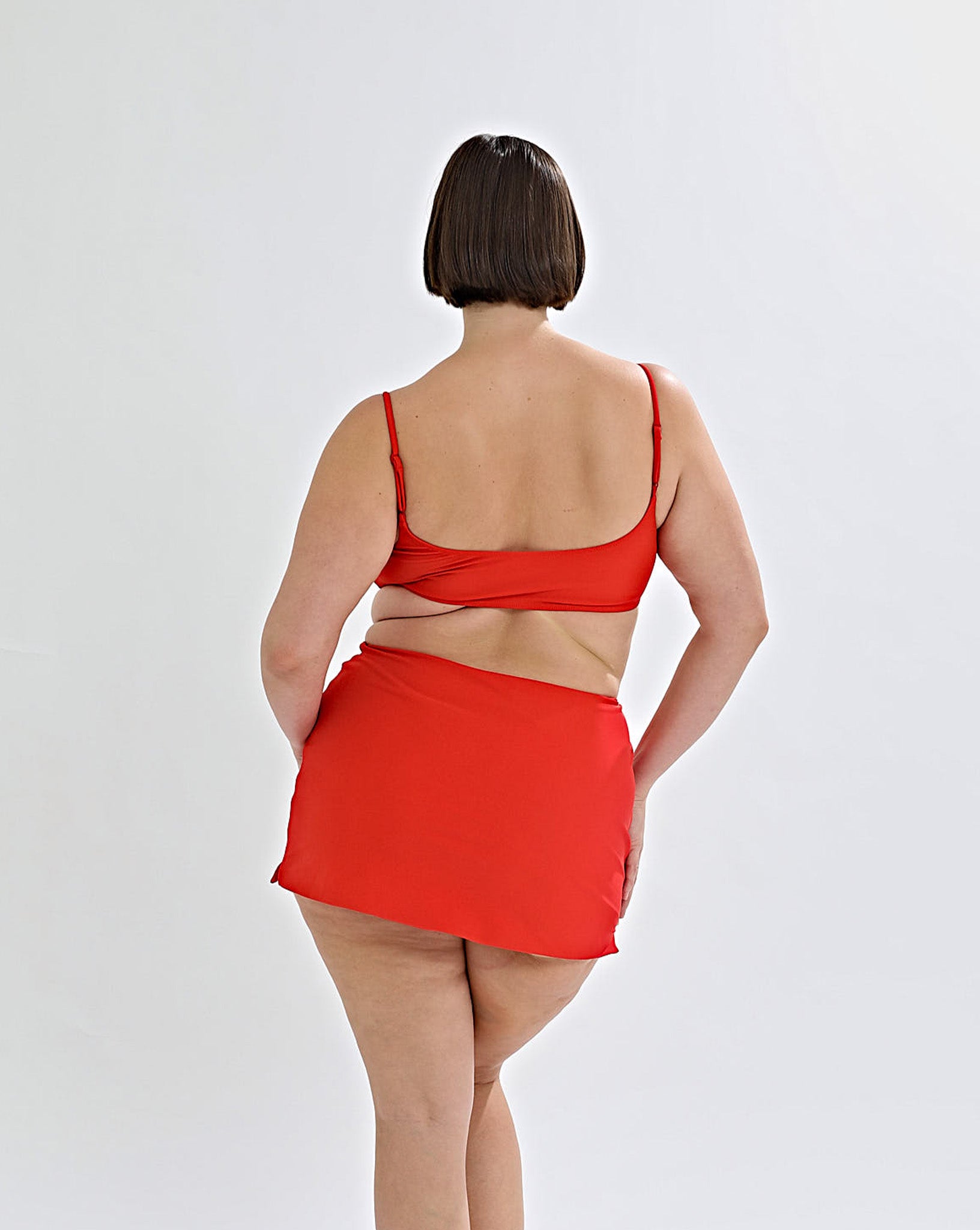 Alani Swim Skirt Chilli Red