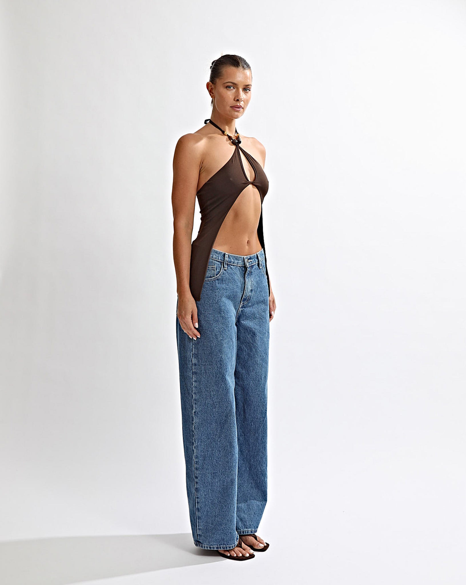 Pamela Halter Top Chocolate