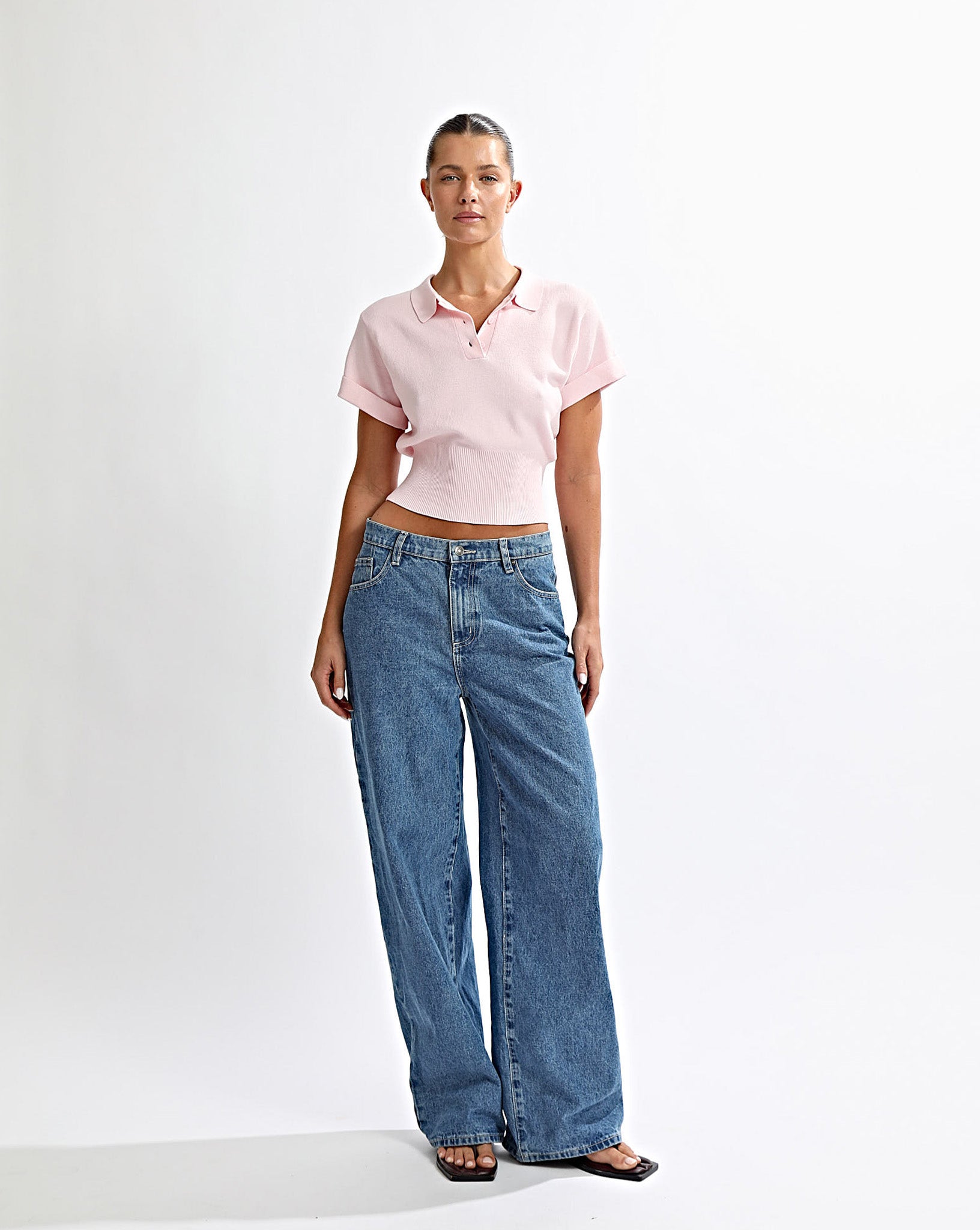 Blaire Knit Top Pink