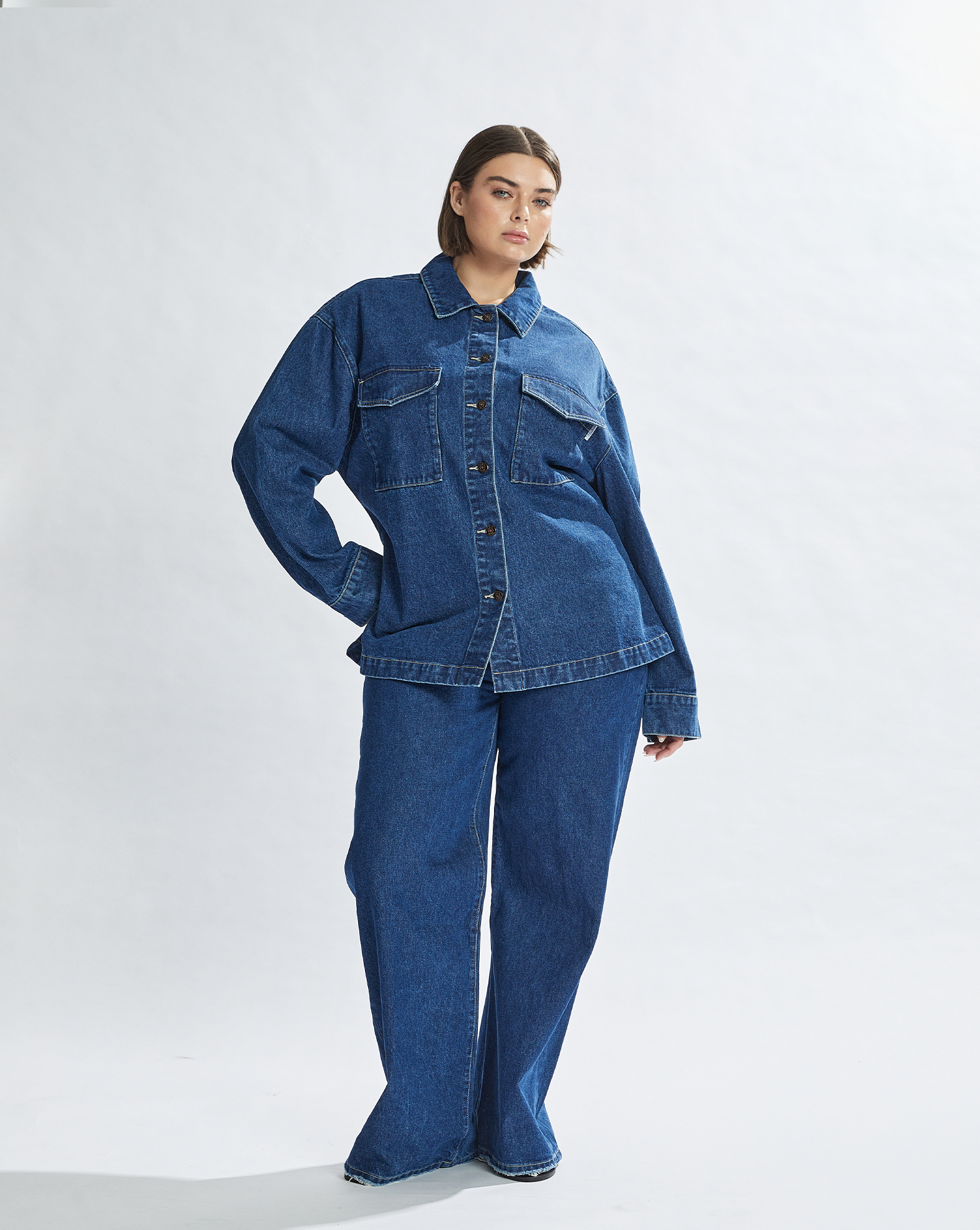 Harley Denim Shirt Vintage Blue