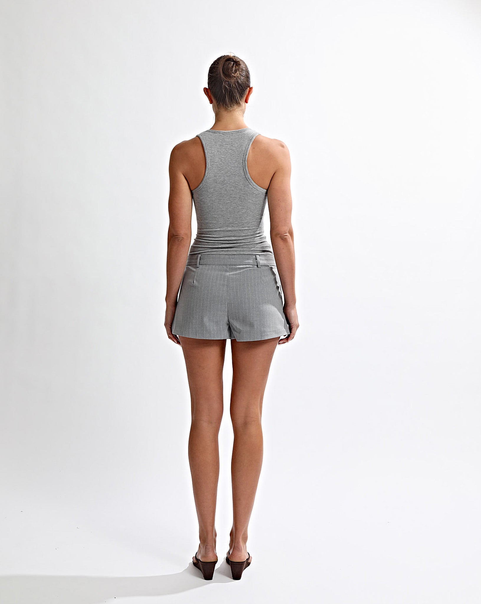 Amelia Tank Grey Marl