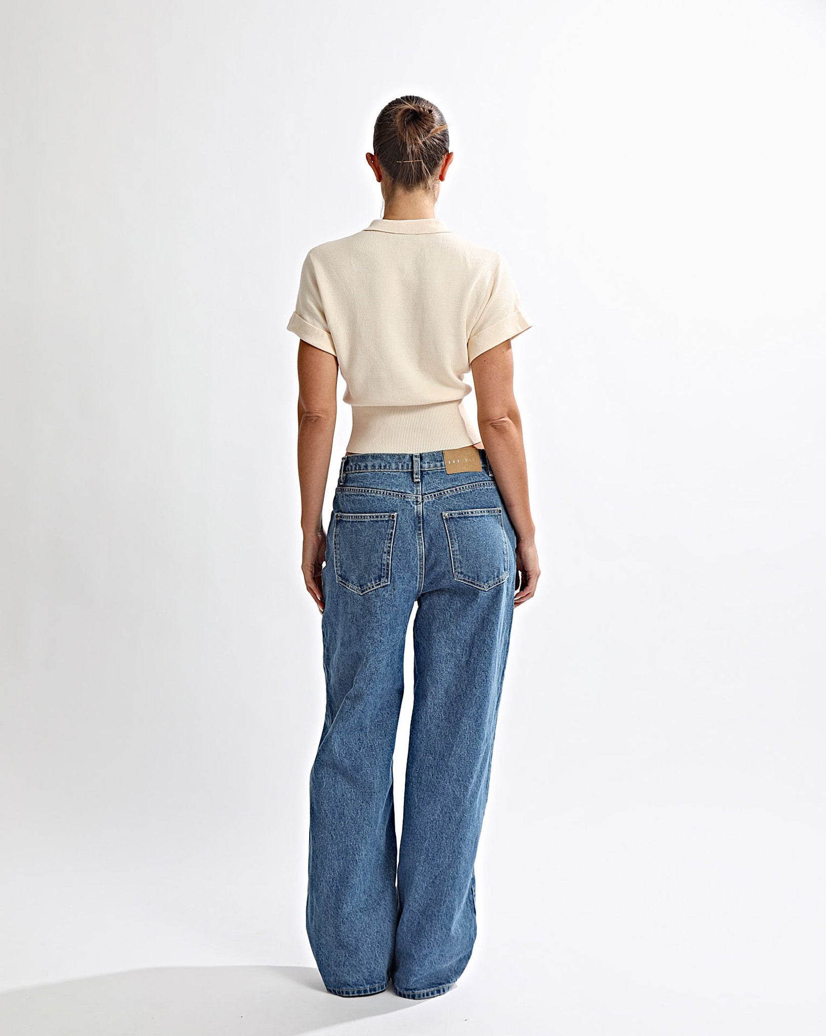 Blaire Knit Top Custard