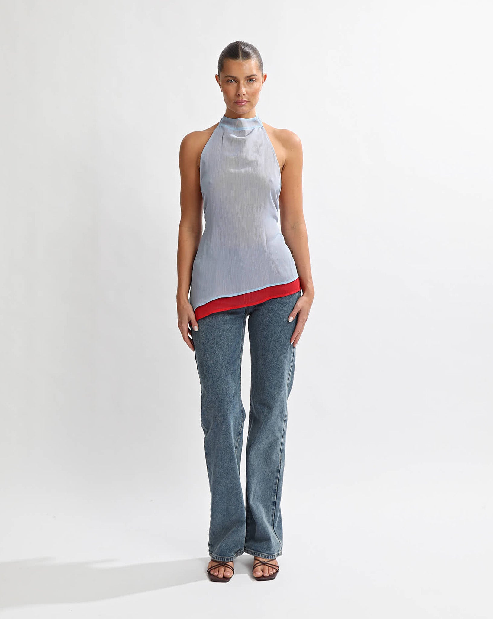 Emerson Top Blue/Red