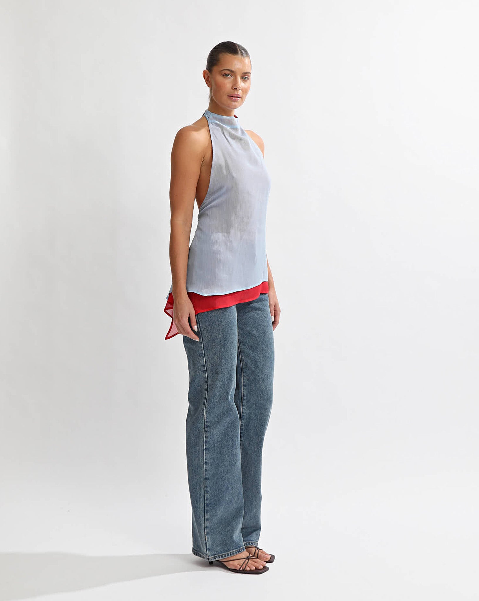 Emerson Top Blue/Red