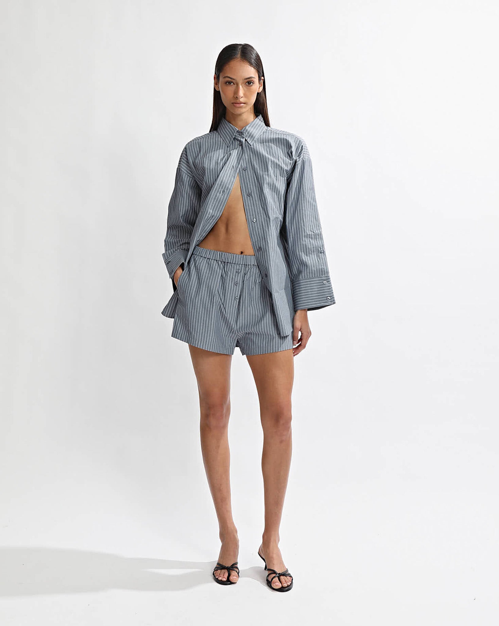 Rowan Shirt Steel Stripe