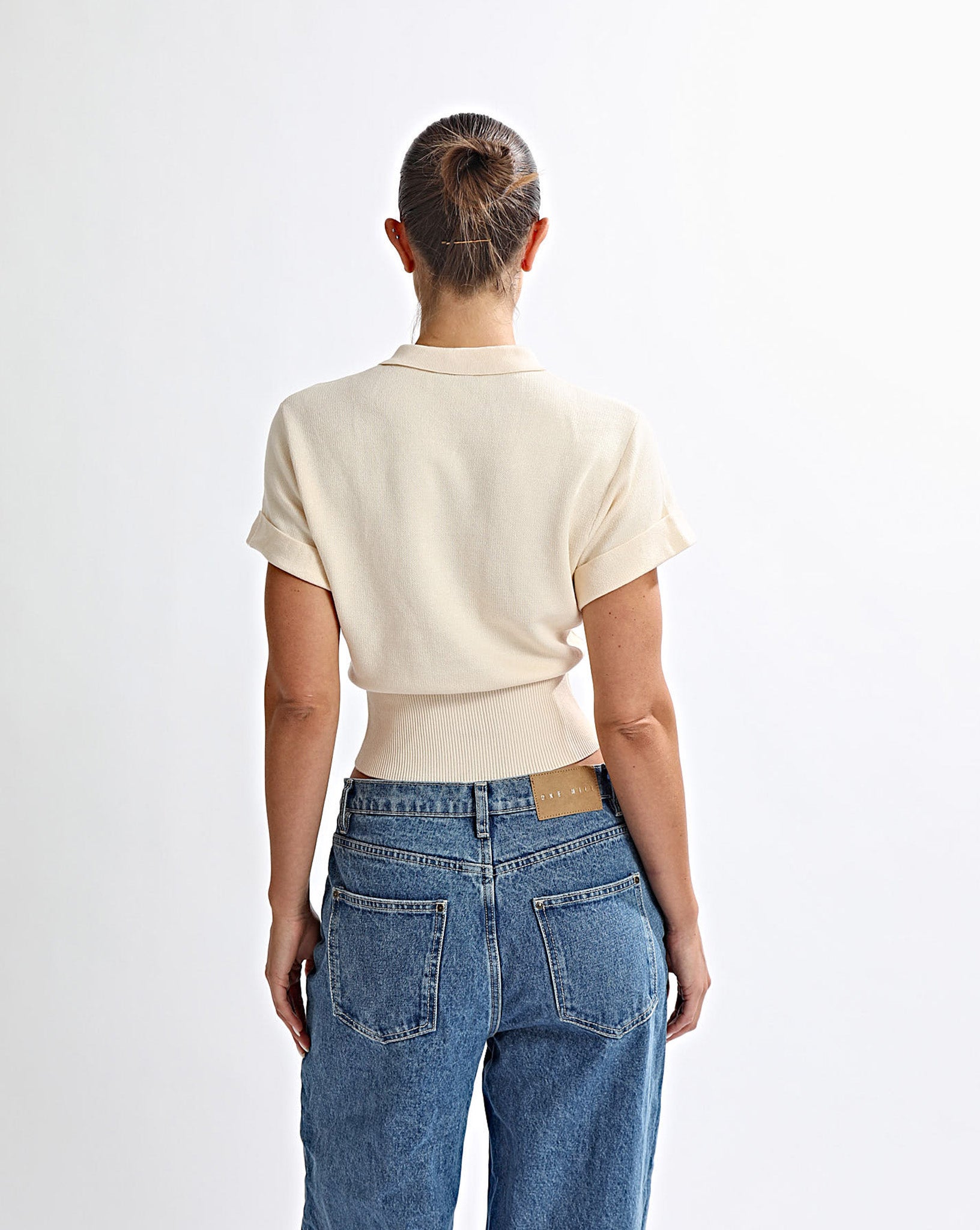 Blaire Knit Top Custard