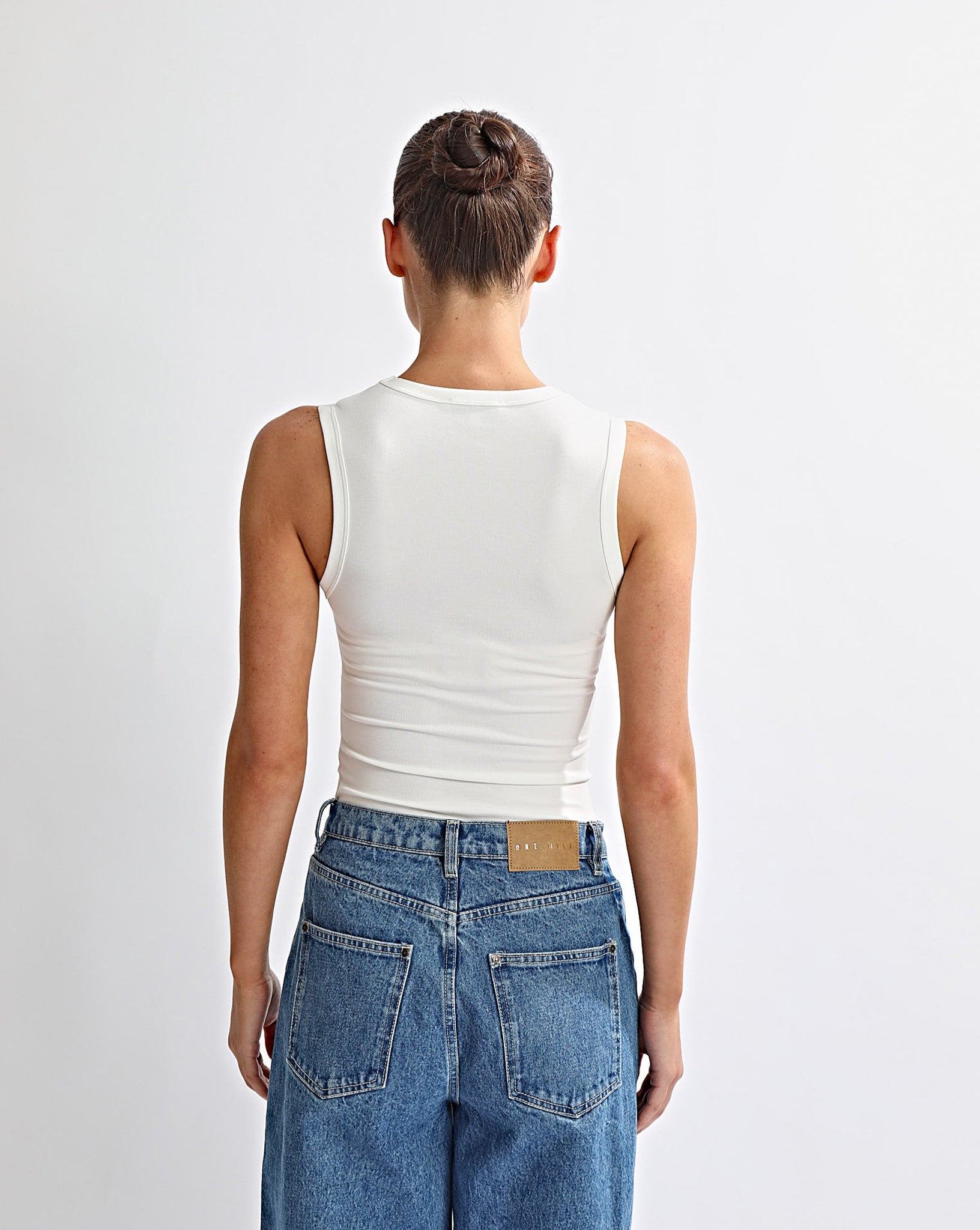 Kai Sleeveless Tee White