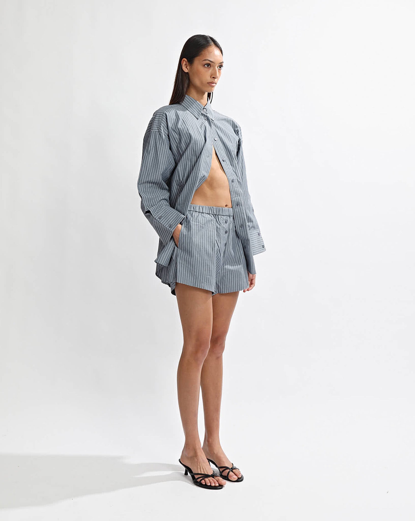 Rowan Shirt Steel Stripe