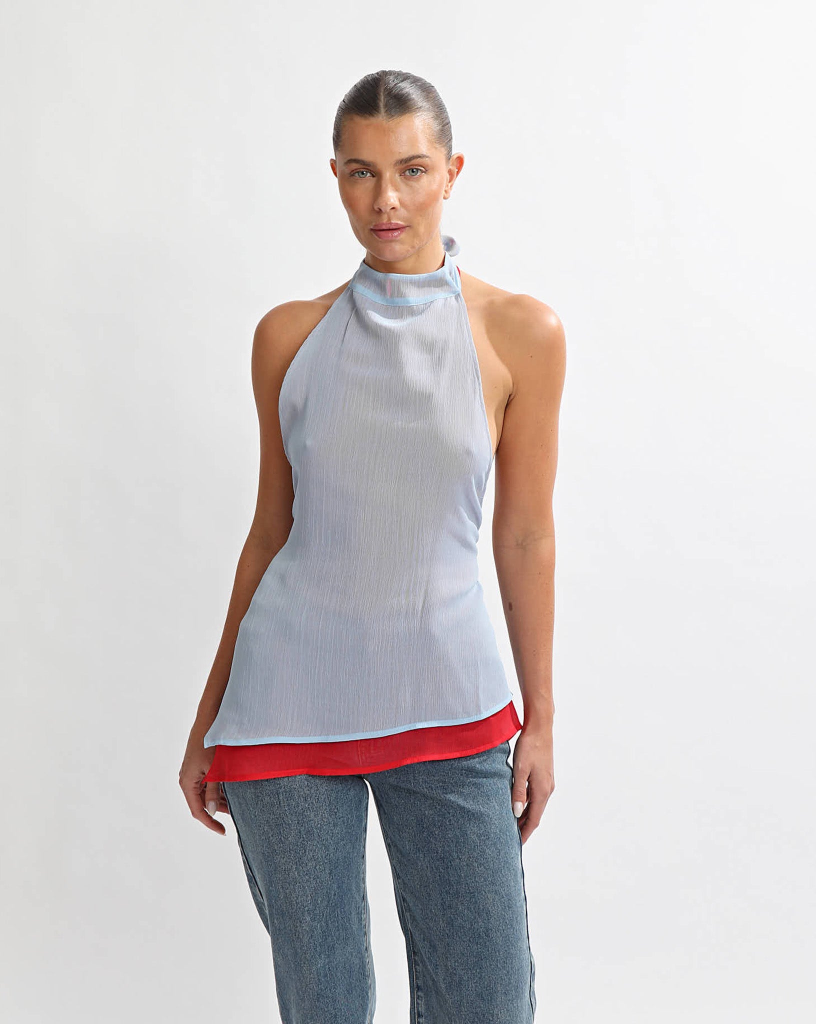 Emerson Top Blue/Red