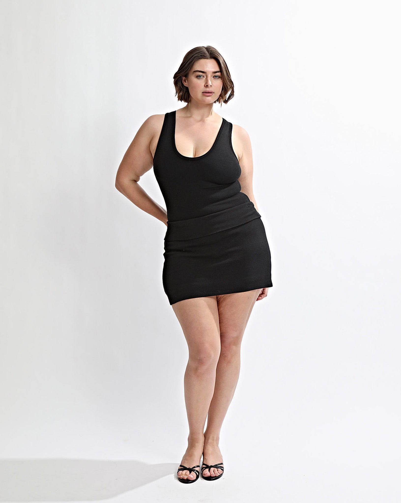 Amelia Mini Skirt Black