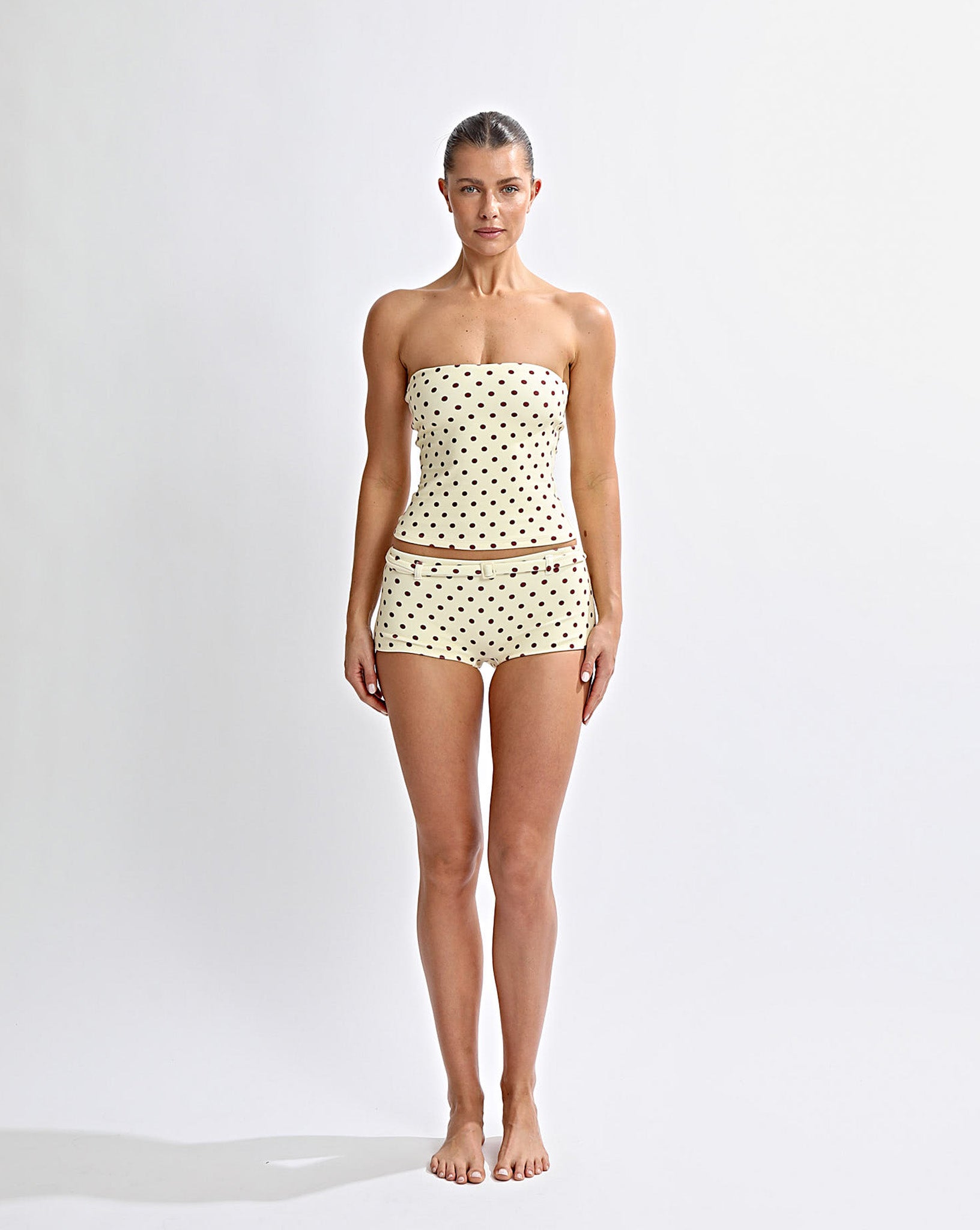 Nali Boyshort Yellow Polka