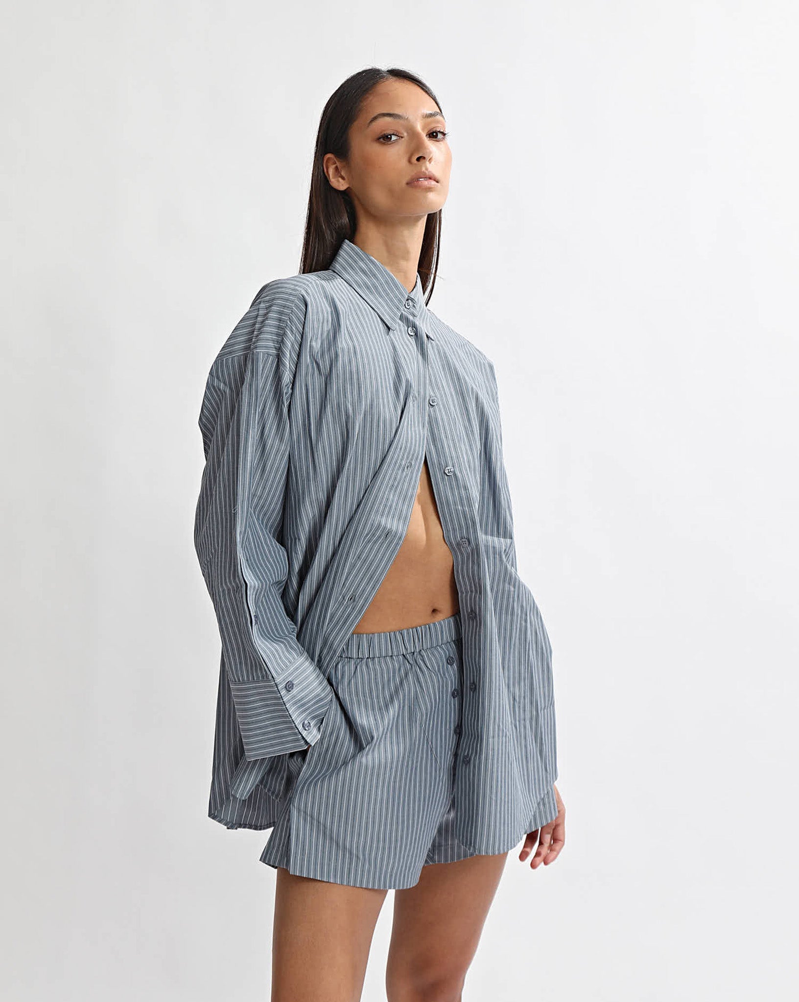 Rowan Shirt Steel Stripe