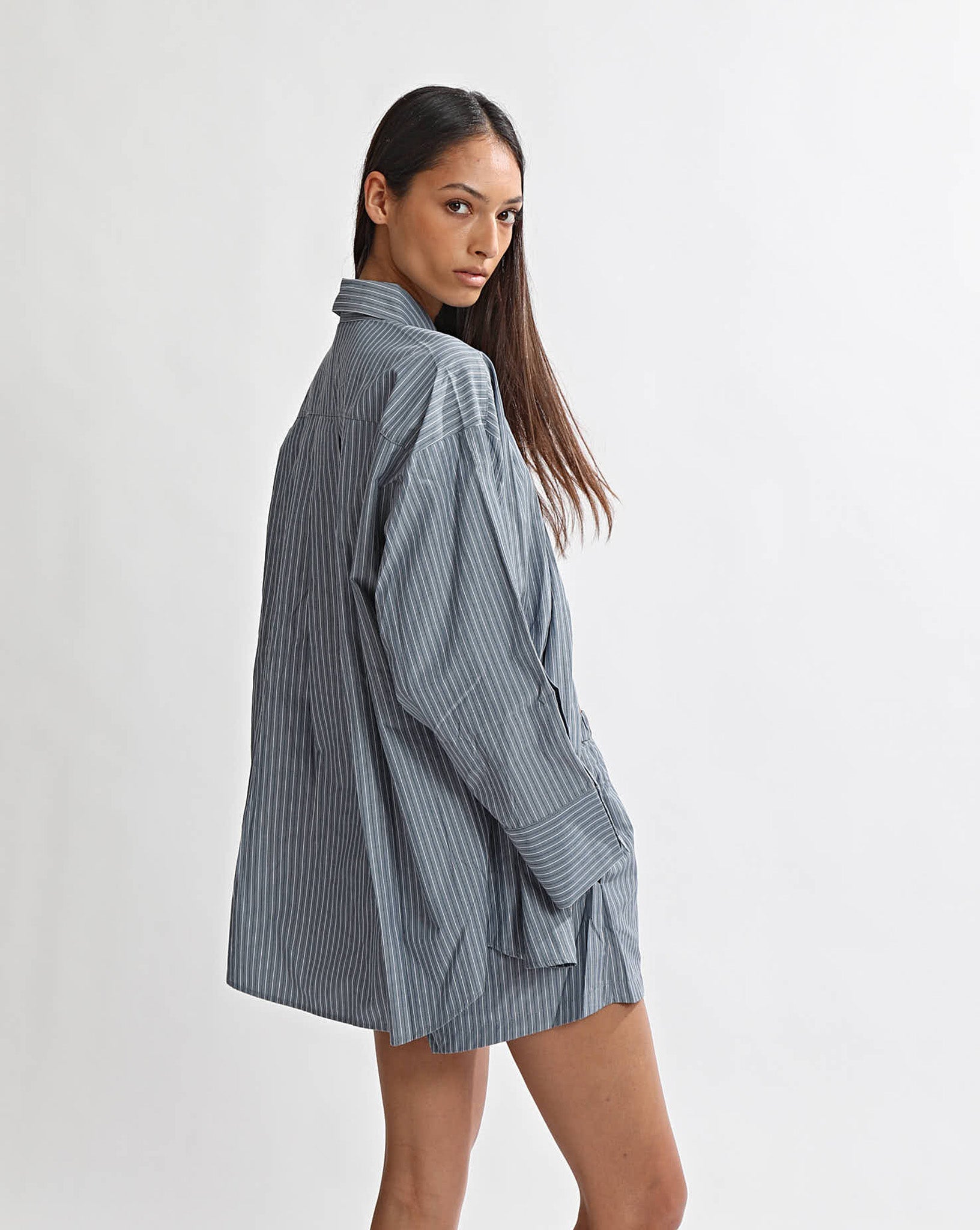 Rowan Shirt Steel Stripe