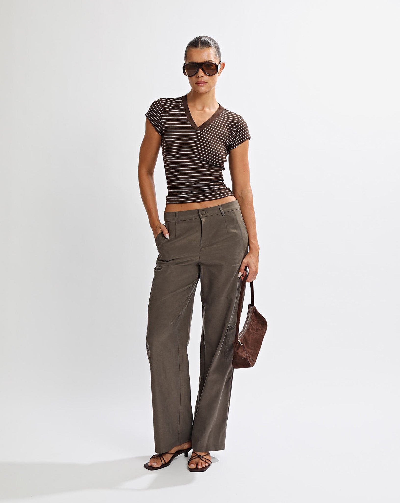 Peta Trousers Mocha Regular/Tall