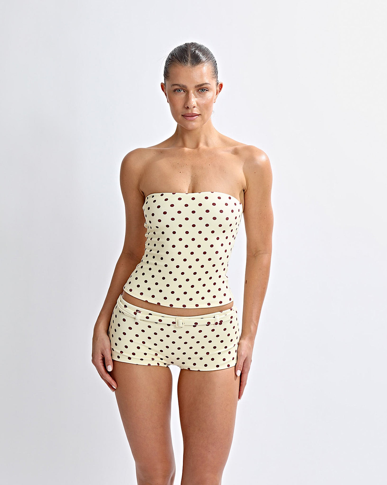 Nali Boyshort Yellow Polka