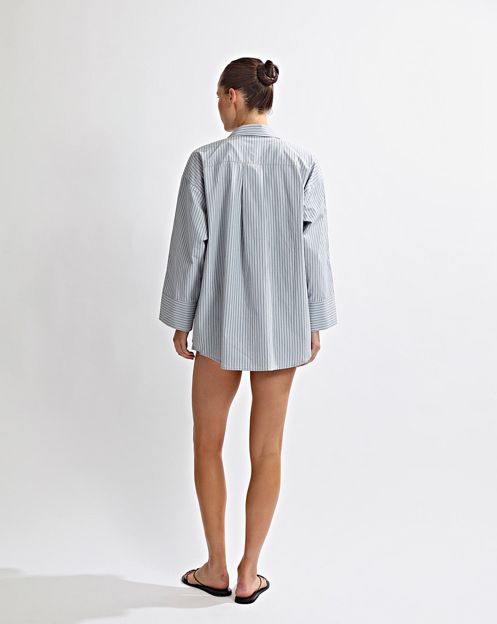 Rowan Shirt Grey Stripe