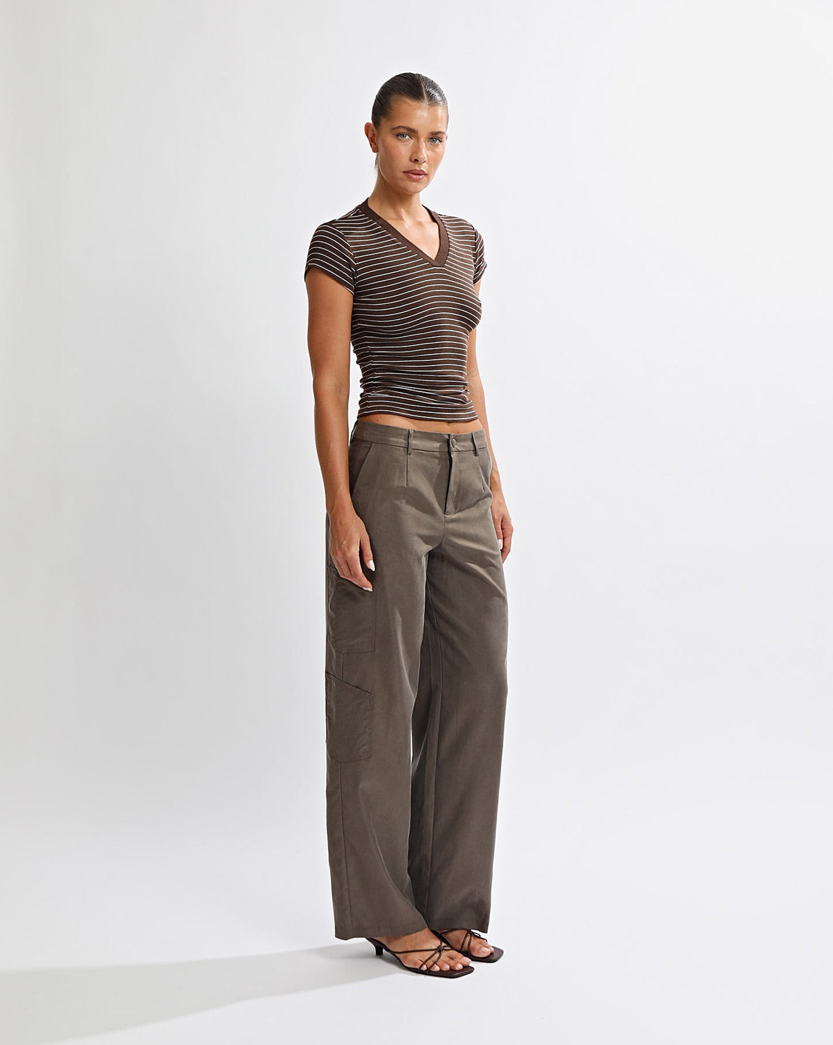 Peta Trousers Mocha Regular/Tall