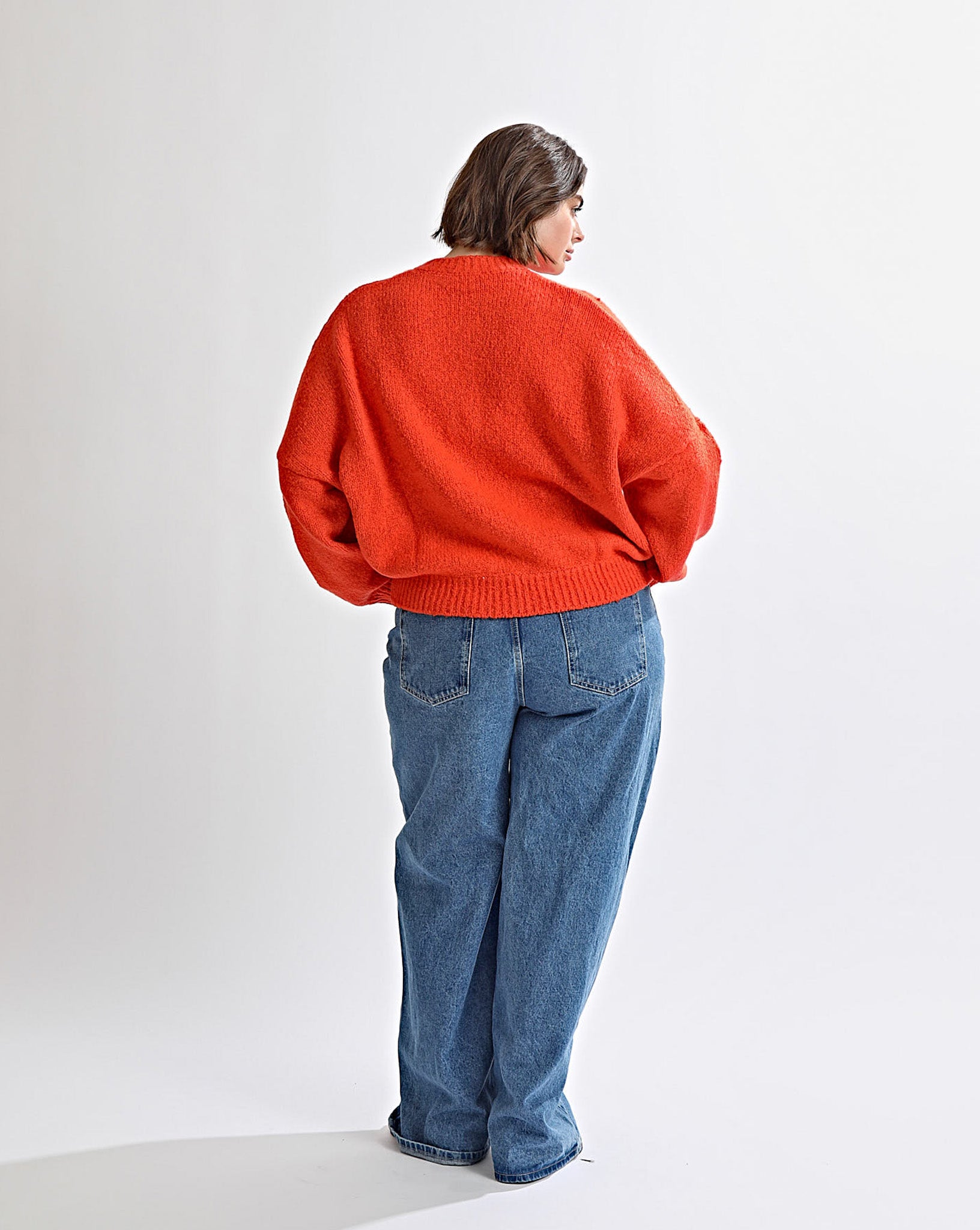 Elliot Knit Zip Jumper Red Marl