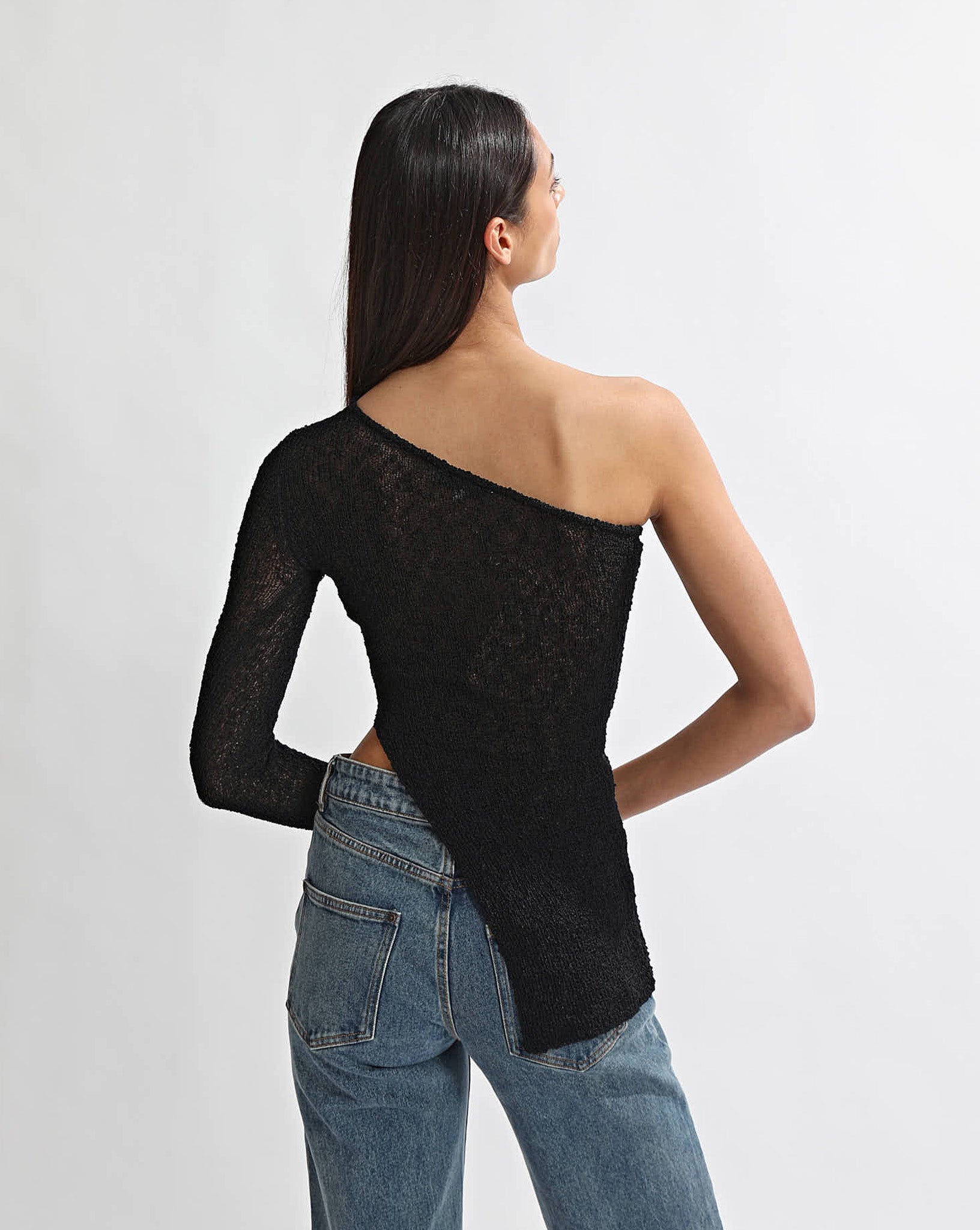 Sloane Knit Top Black