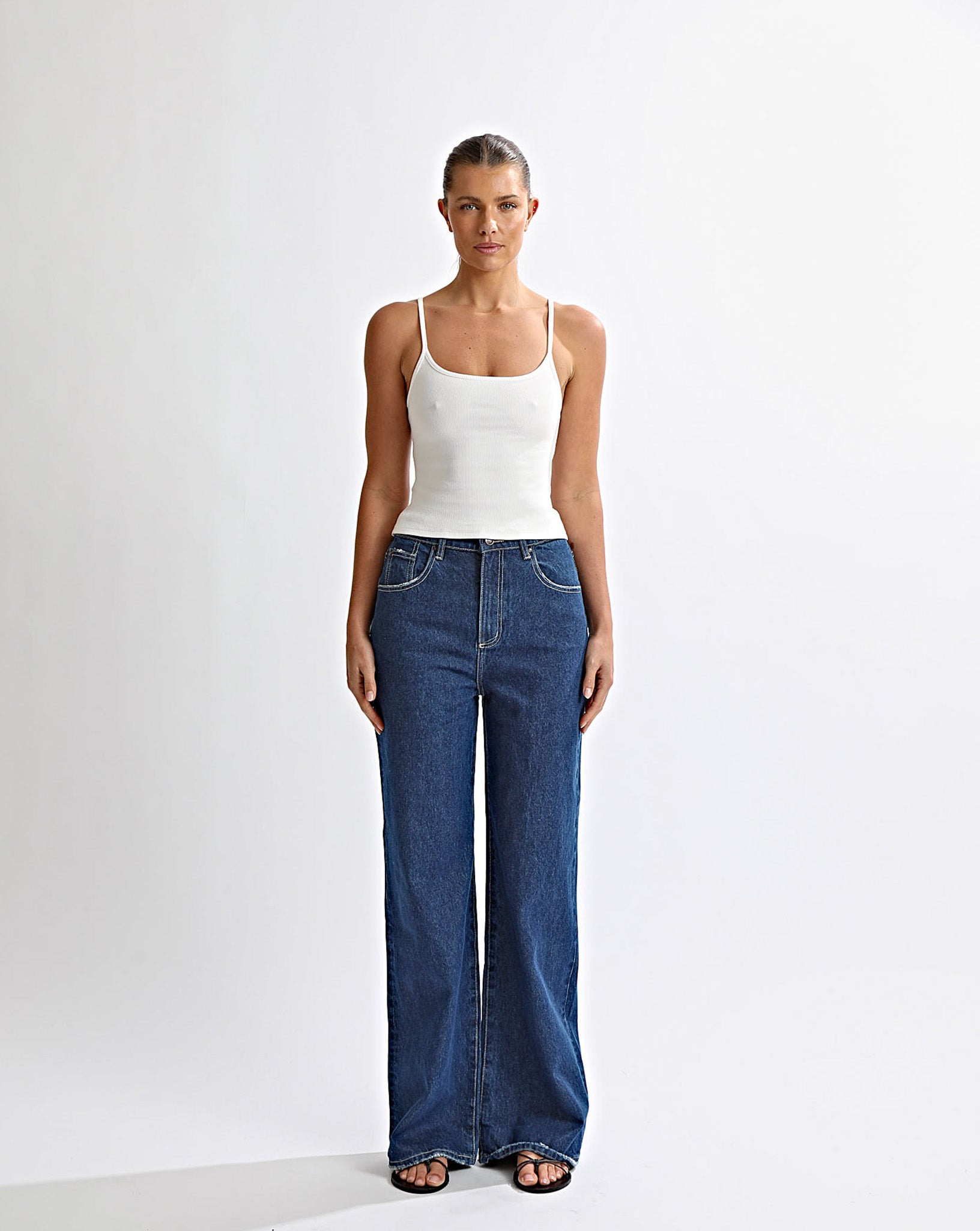 Harley High Rise Jeans Vintage Blue