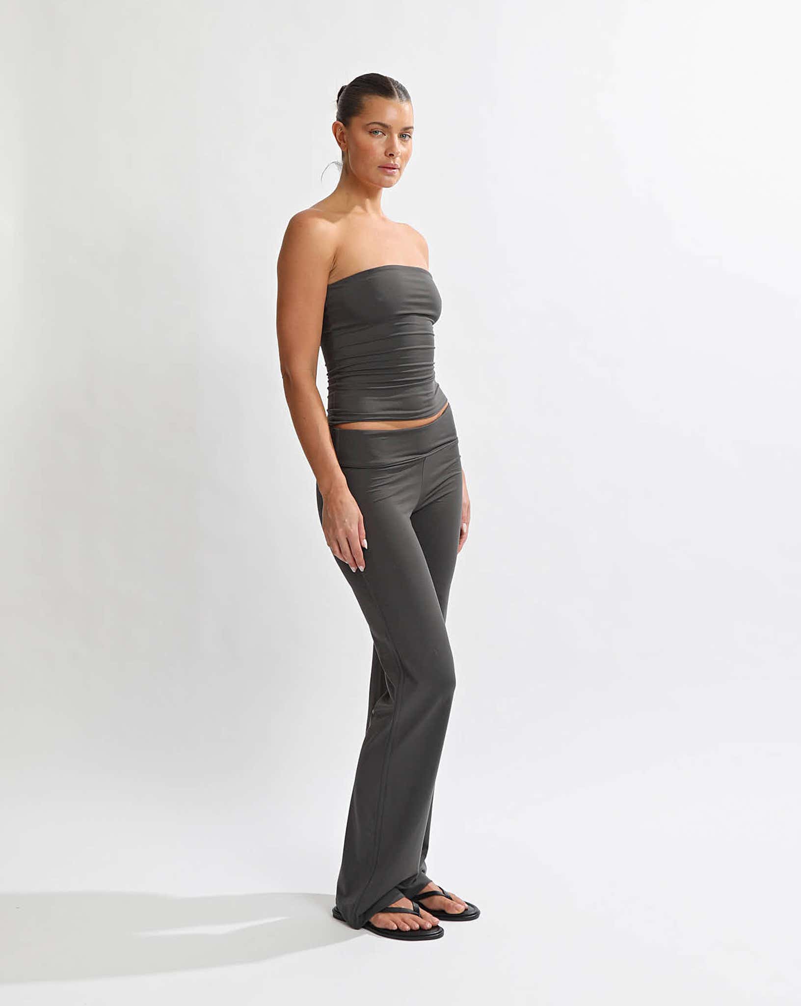 Marlow Strapless Top Slate