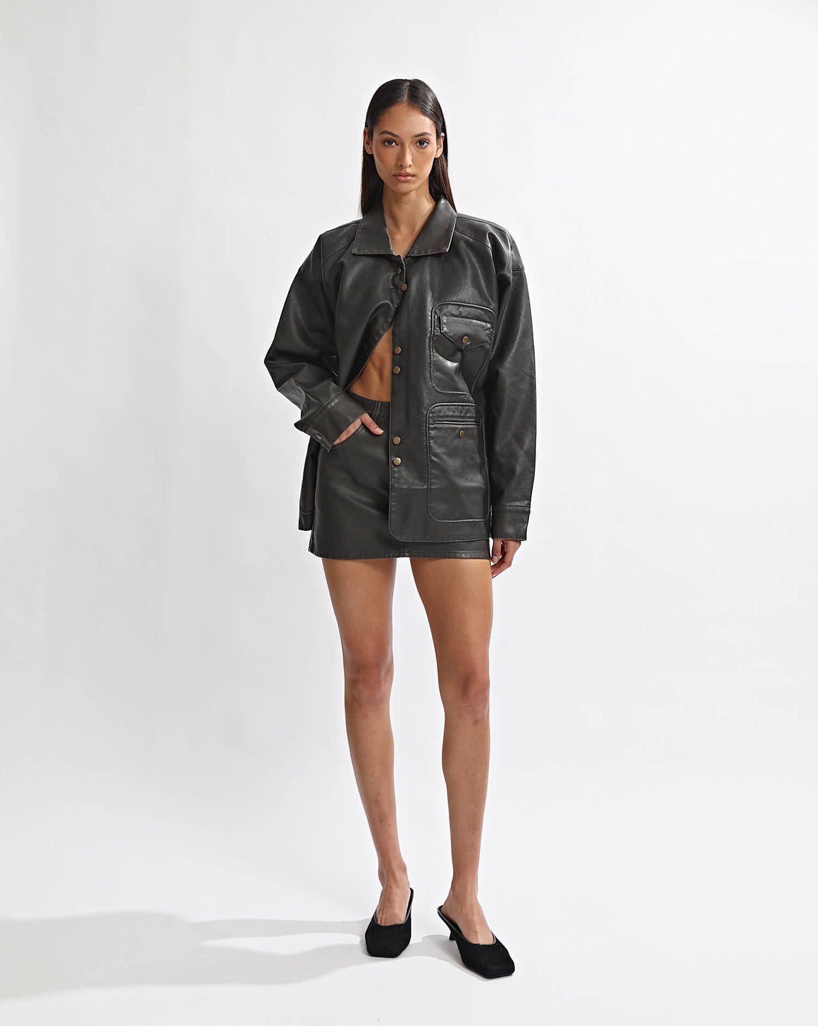 Adrian Bomber Jacket Vintage Black