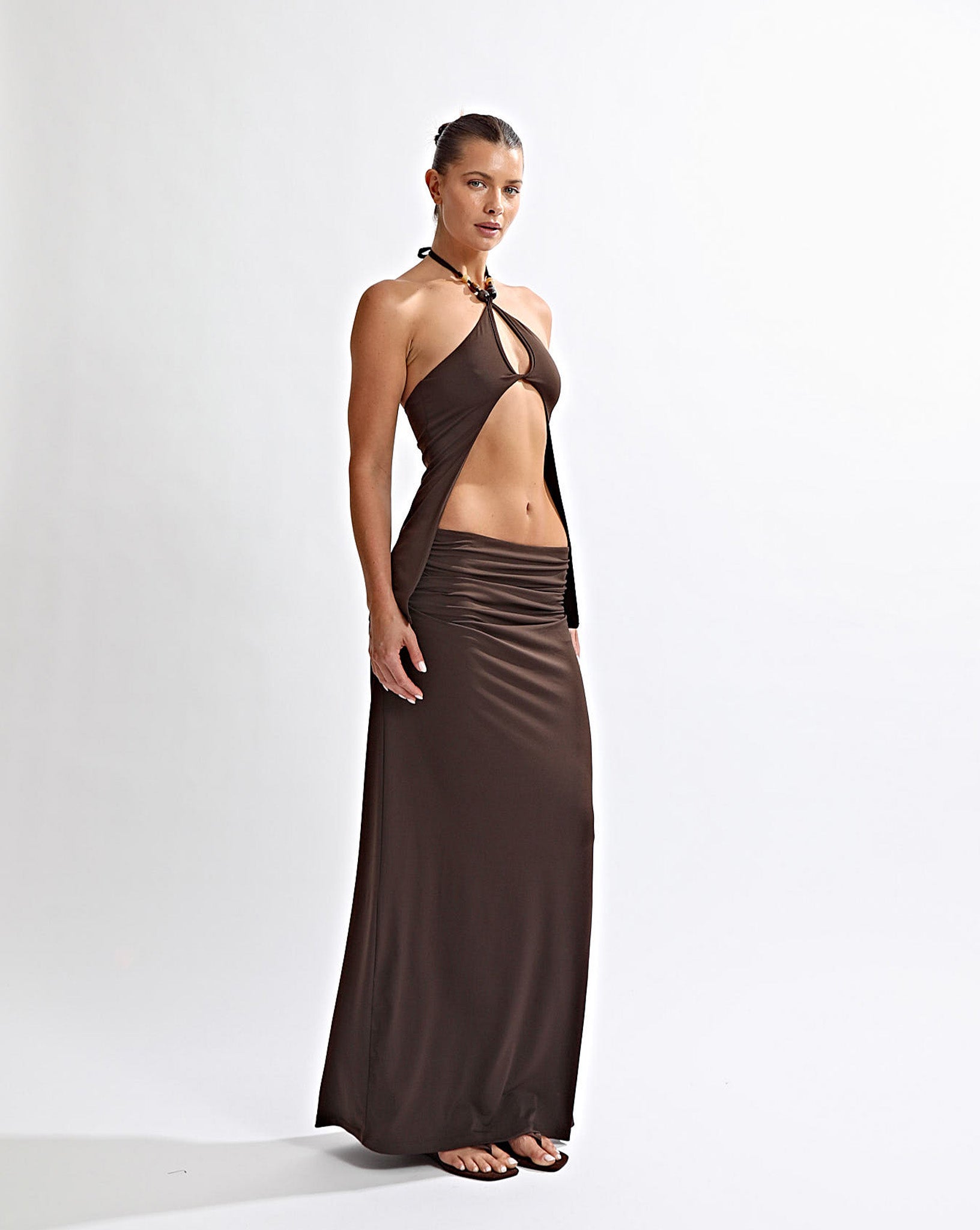 Pamela Maxi Skirt Chocolate