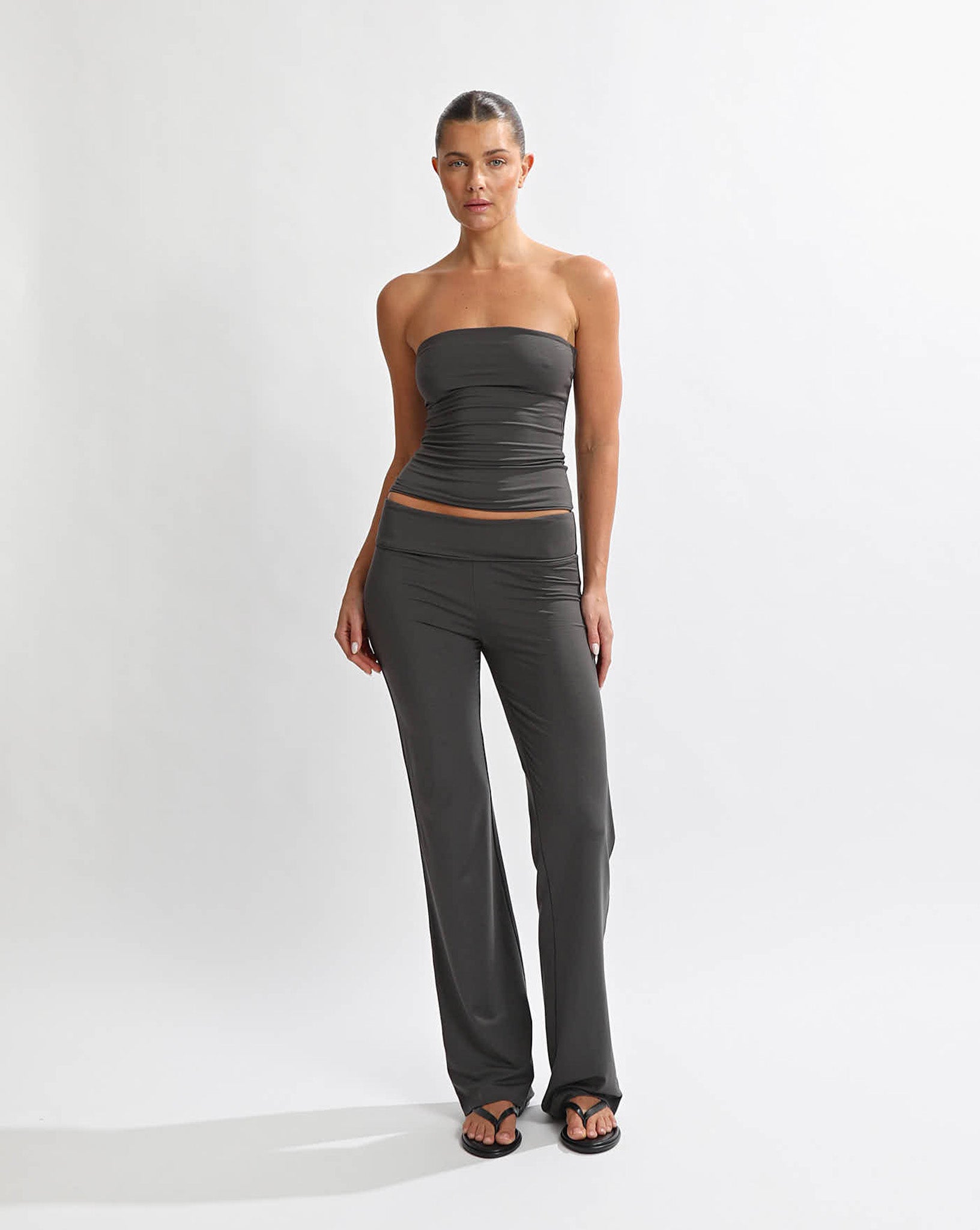 Marlow Strapless Top Slate