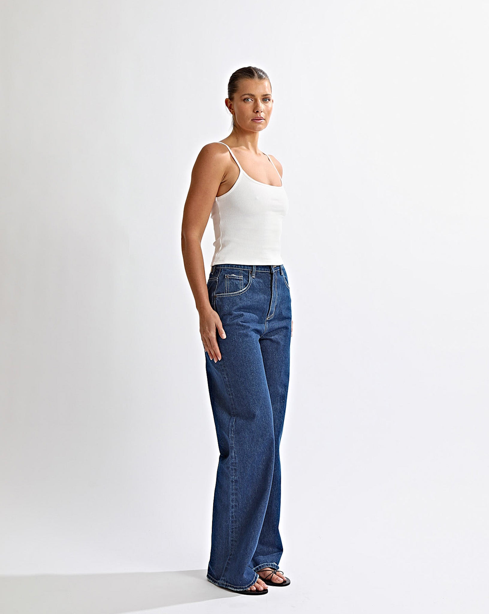 Harley High Rise Jeans Vintage Blue