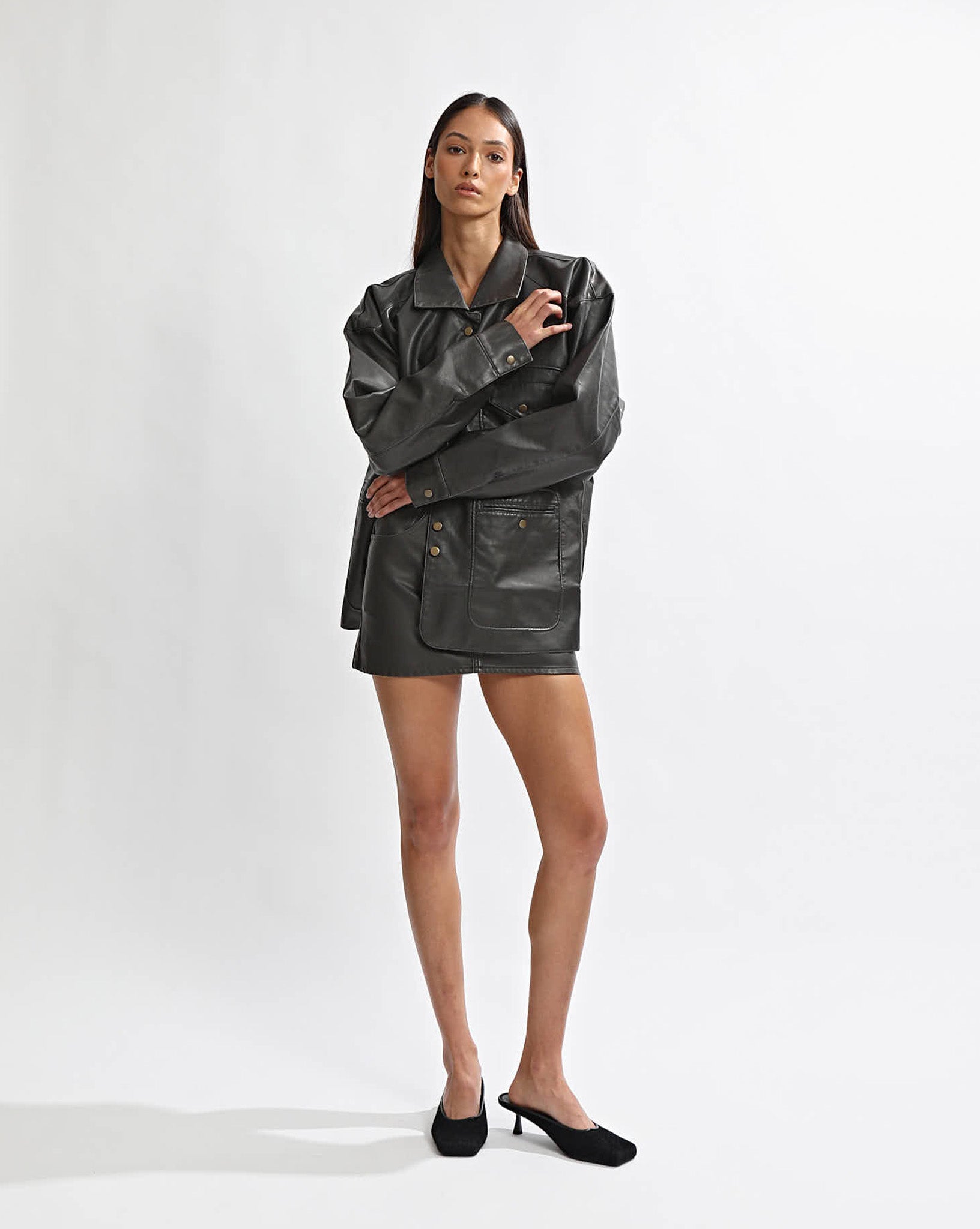 Adrian Bomber Jacket Vintage Black
