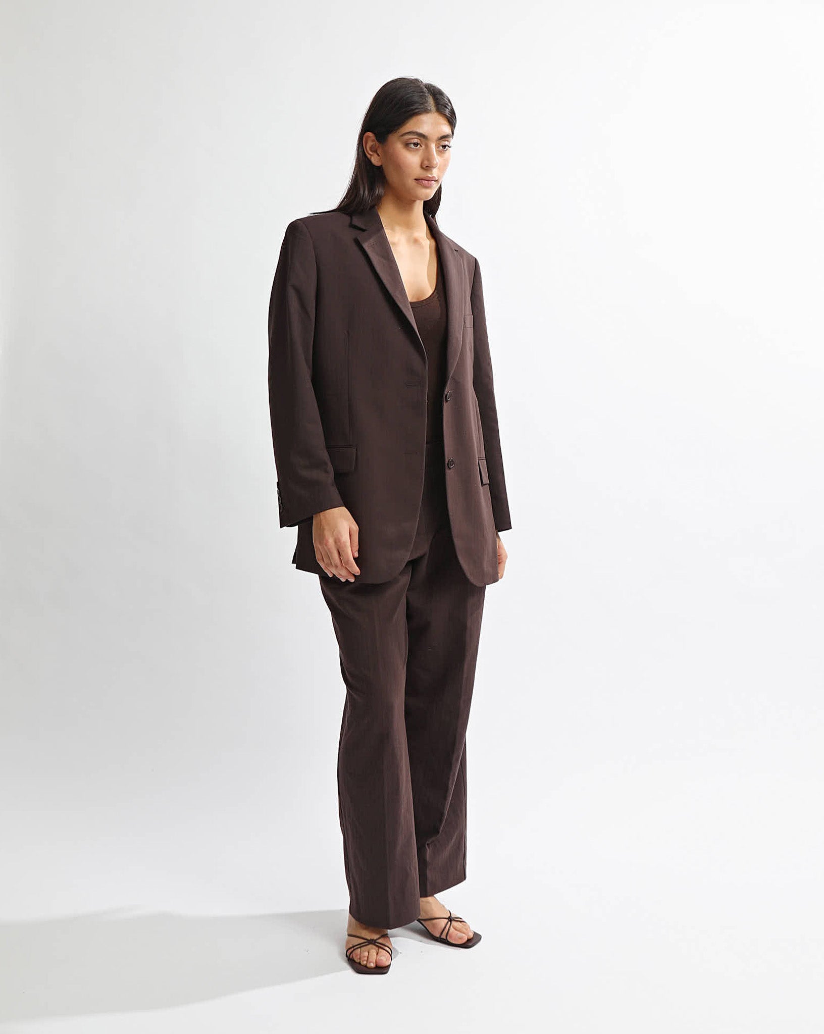 Emmy Blazer Brown Stripe