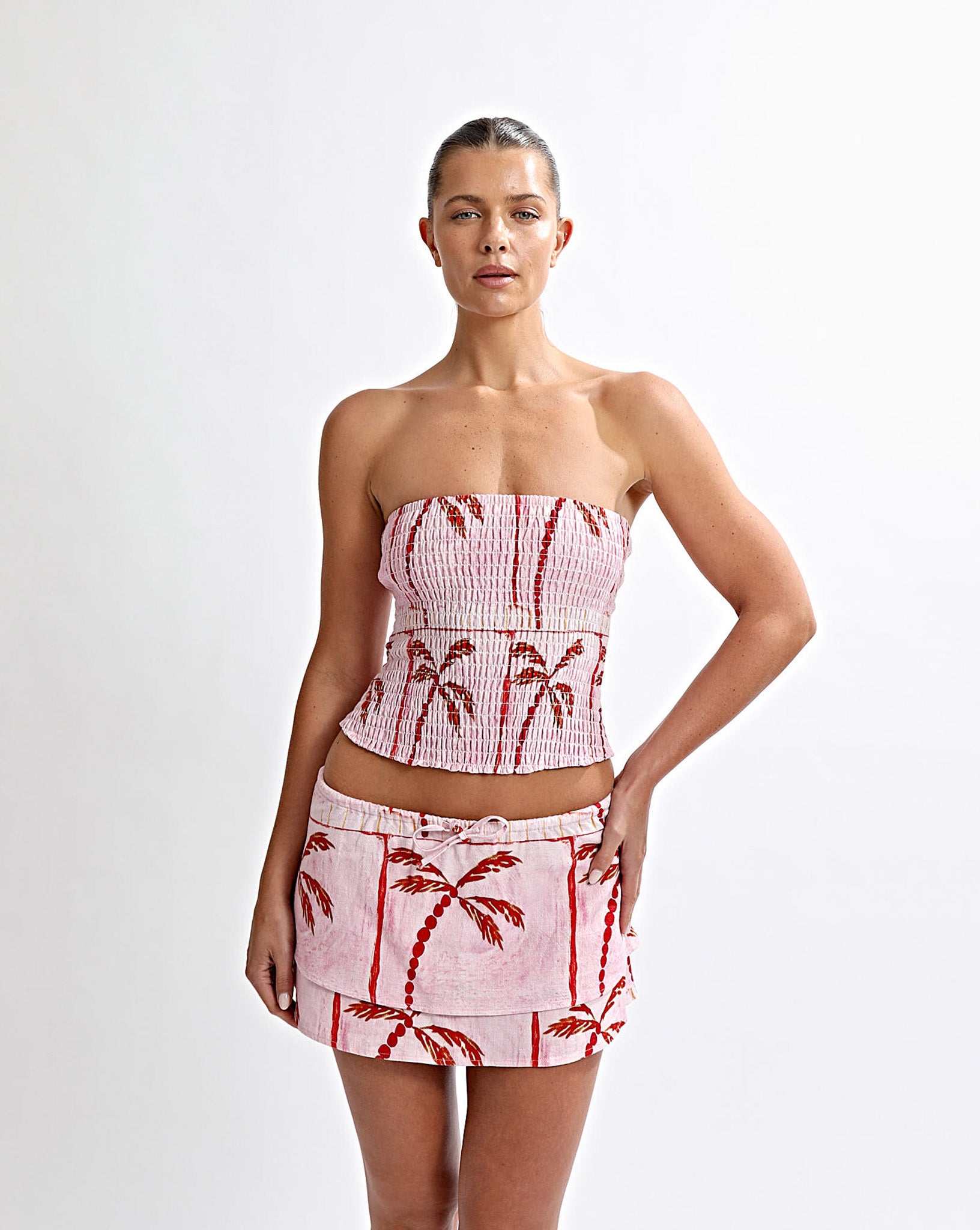 Lola Mini Skirt Pink Tonic