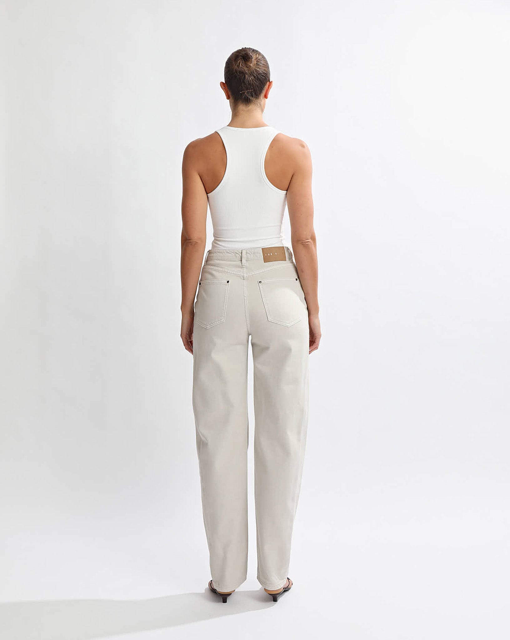 Toby Jeans Almond Cropped
