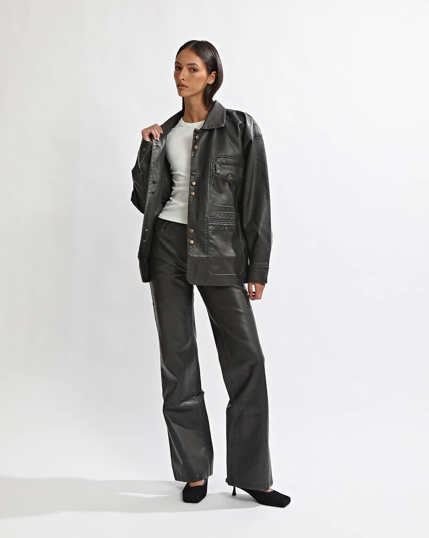 Adrian Bomber Jacket Vintage Black