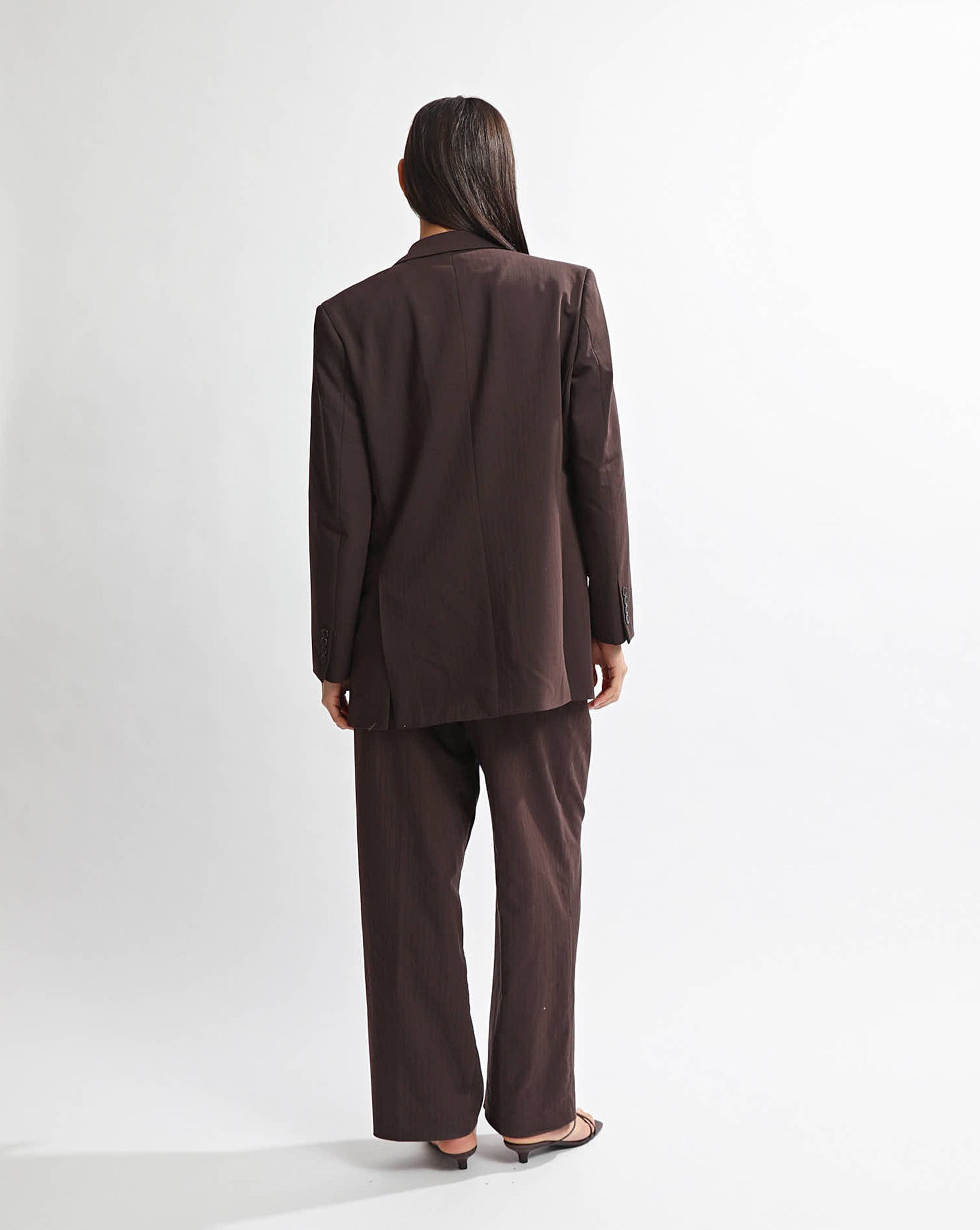 Emmy Blazer Brown Stripe