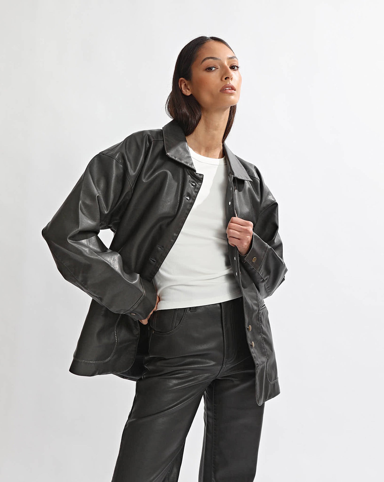 Adrian Bomber Jacket Vintage Black