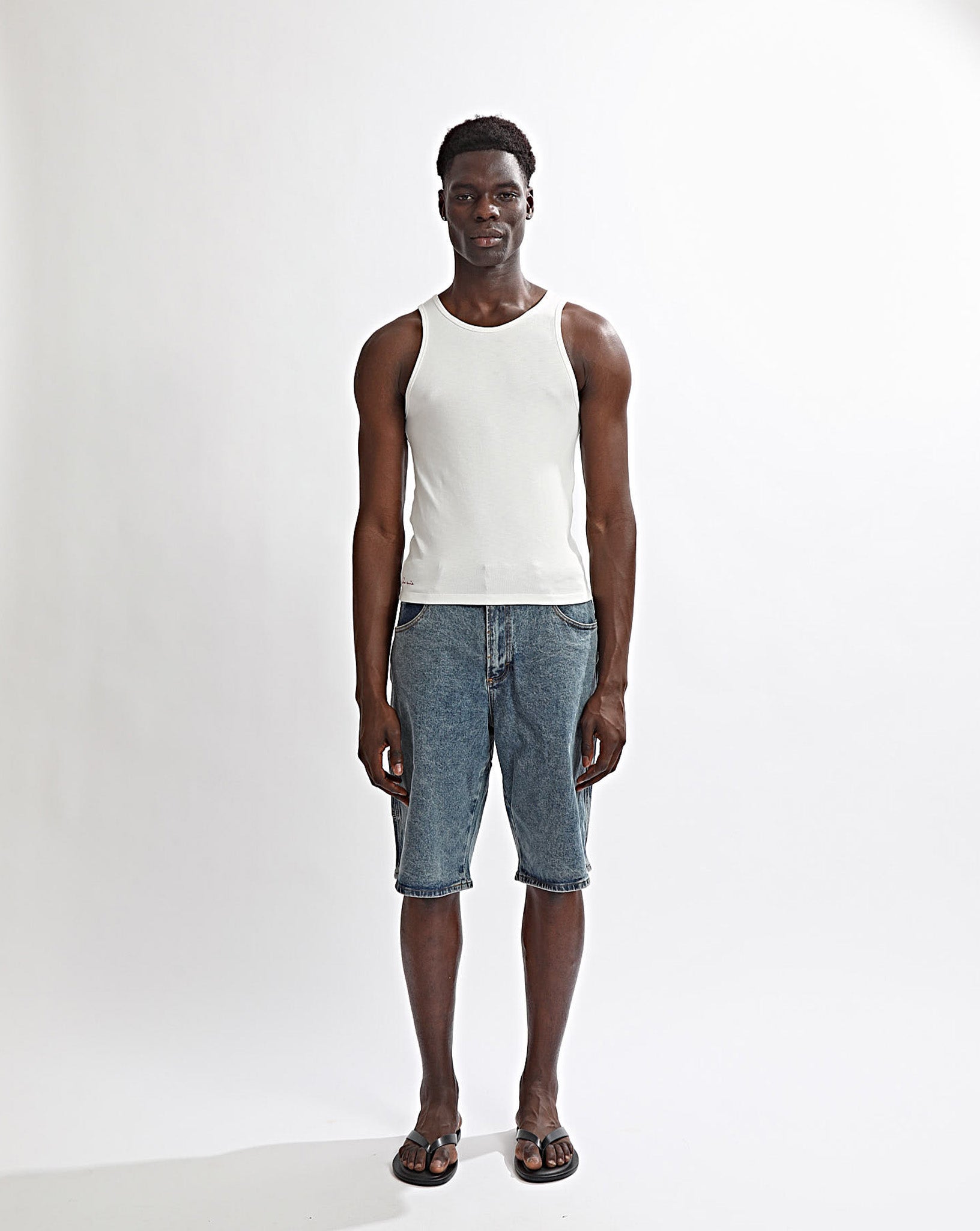 Brooks Denim Shorts Classic Blue